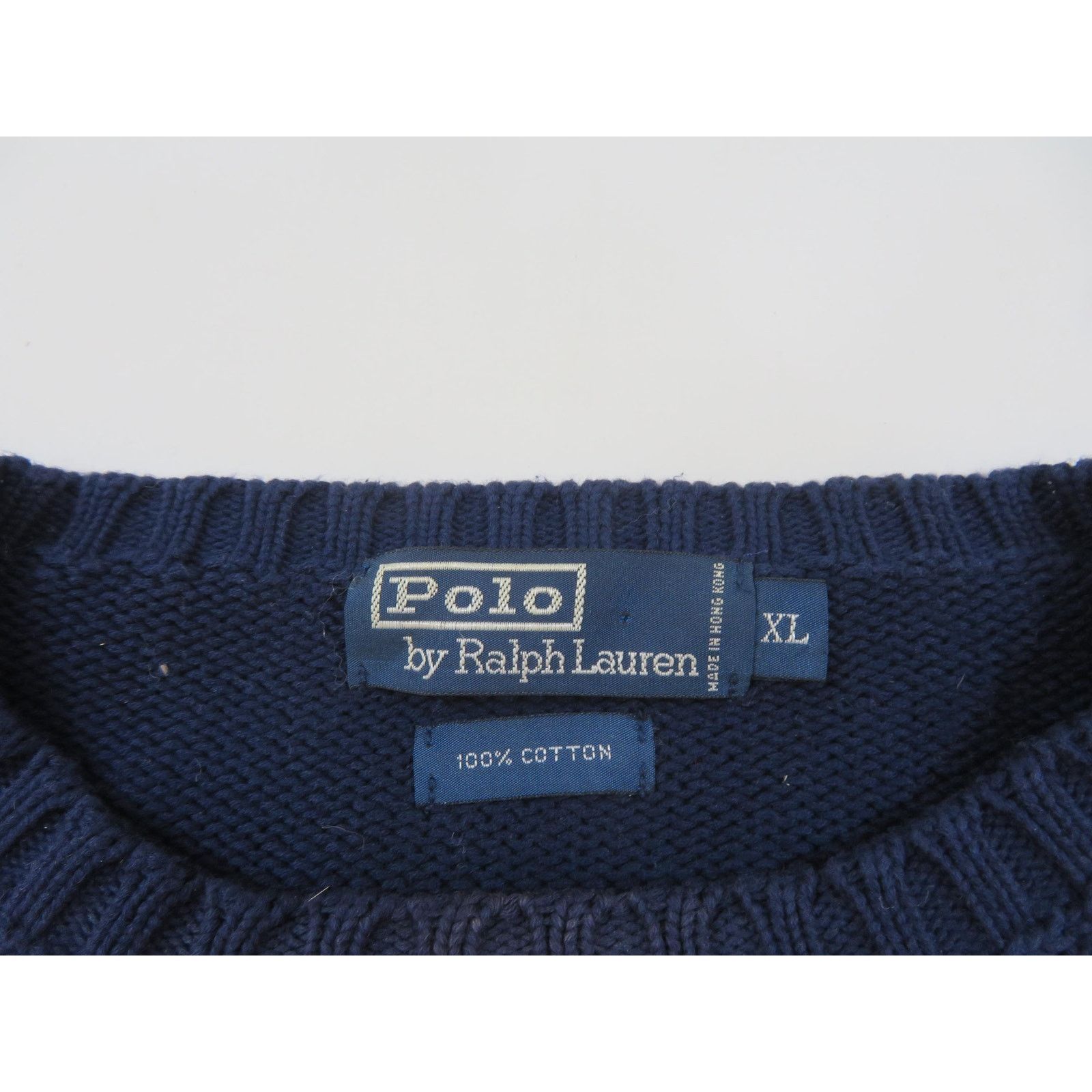 Polo Ralph Lauren Polo By Ralph Lauren Sweater, Pullover Crewneck, Blue Sz XL Size US XL / EU 56 / 4 - 4 Thumbnail
