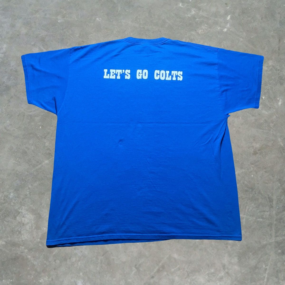 Jerzees × NFL × Vintage Vintage Jack FM 931 Lets Go Colts Radio T Shirt Size US XXL / EU 58 / 5 - 3 Thumbnail