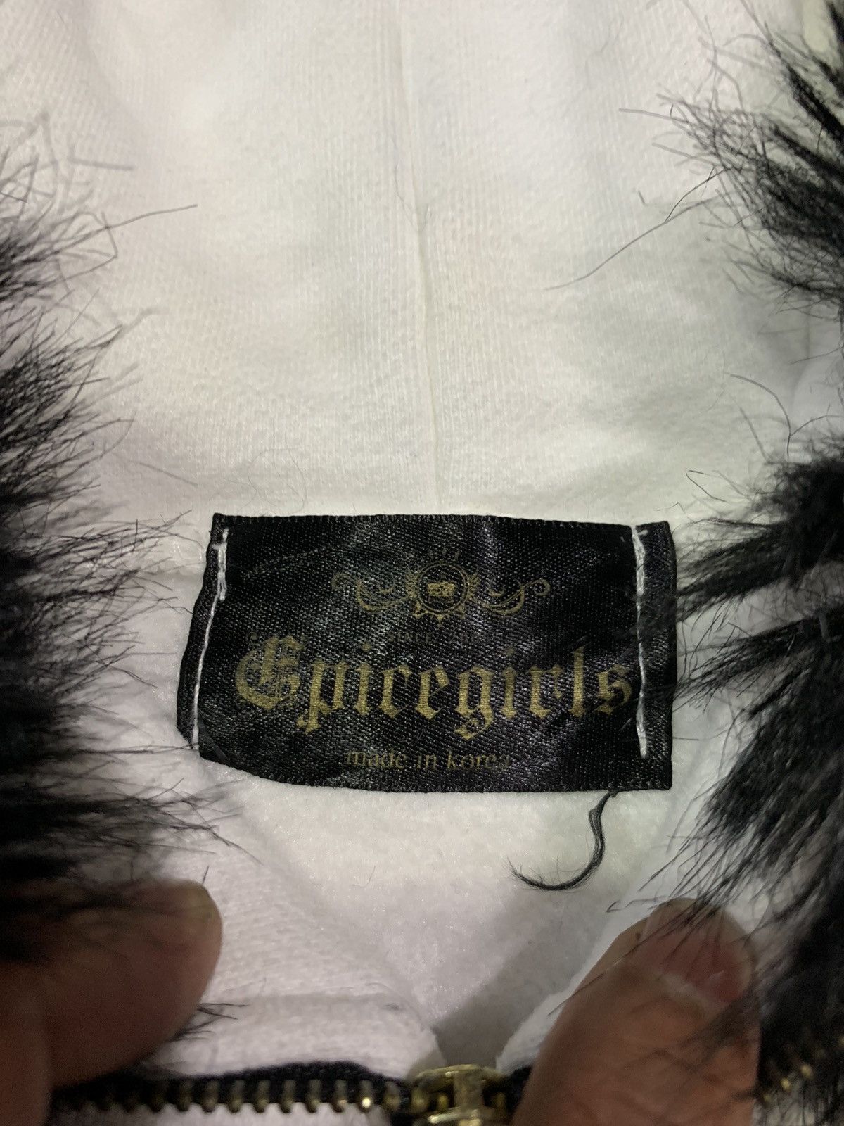 If Six Was Nine × Japanese Brand × Le Grande Bleu (L.G.B.) 🖤BLACFRIDAY🖤Epicegirl fur hoodie ifsixwasnine lgb styled Size S / US 4 / IT 40 - 5 Thumbnail