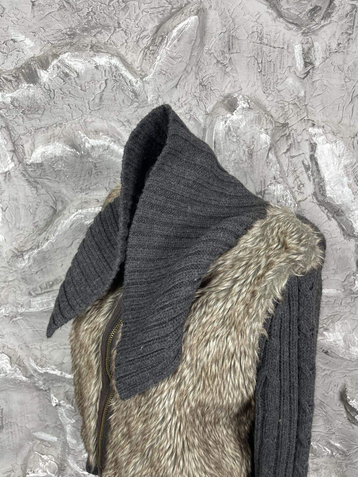 If Six Was Nine Y2K Fur Zip Jacket Japanese LGB Hysteric Glamour Grunge Vibe Size US S / EU 44-46 / 1 - 8 Thumbnail