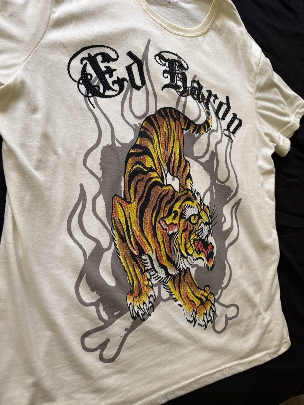 Ed Hardy Ed hardy Tiger Rhinestone tee Size US L / EU 52-54 / 3 - 3 Thumbnail