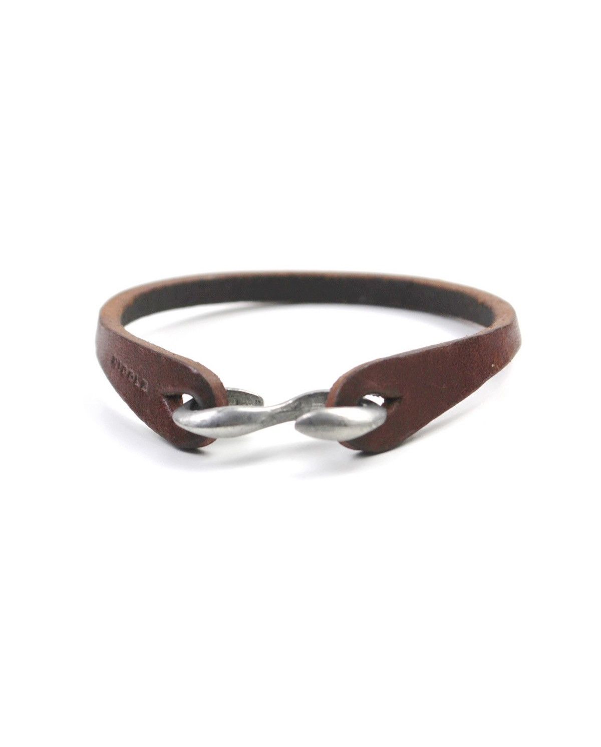 Nicole Club 2000S NICOLE CLUB FOR MEN LEATHER HOOK BRACELET Size ONE SIZE - 3 Thumbnail