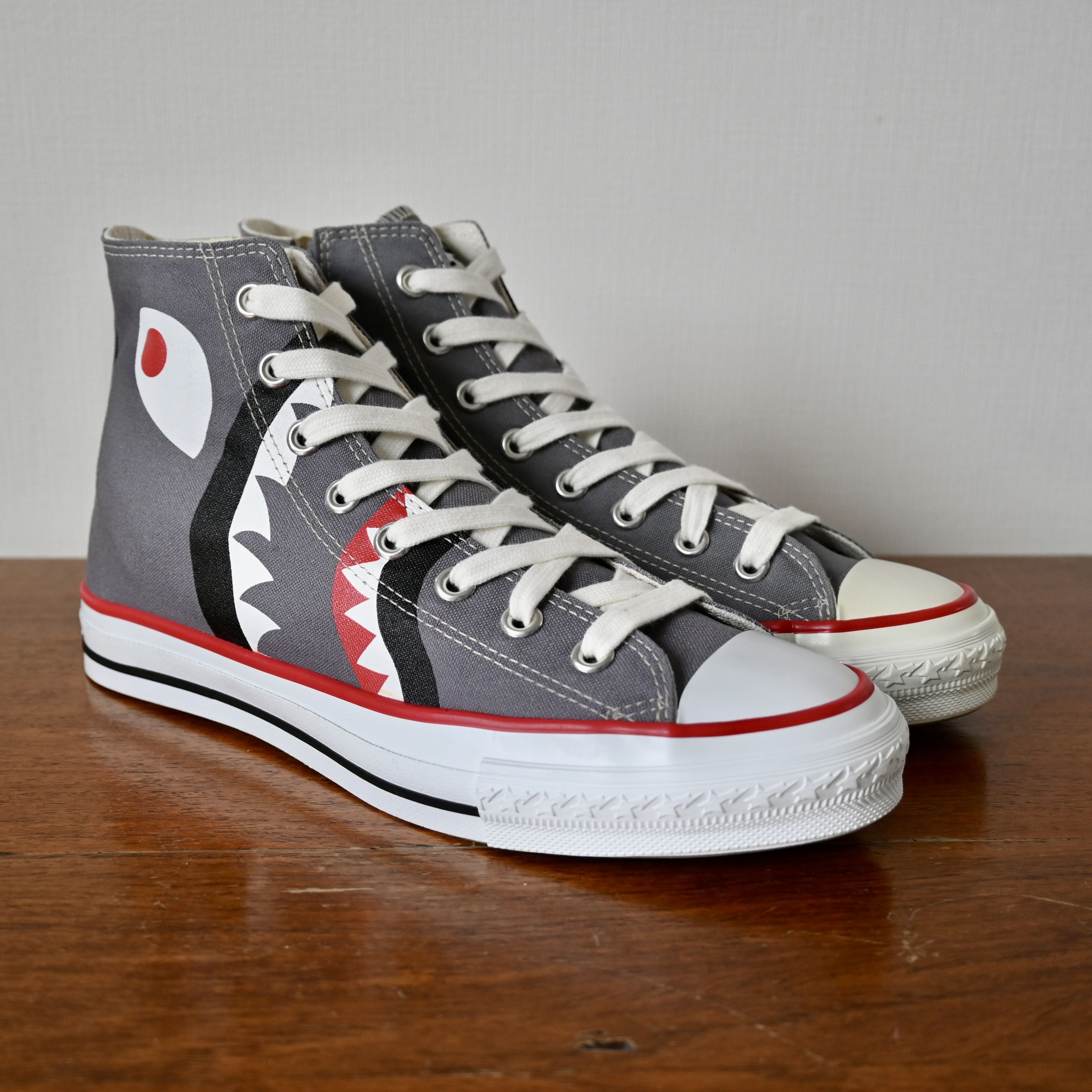 Bape Bape Apesta ABC Blue Camo “ Converse “ Hi-Top Chucks Sneaker
