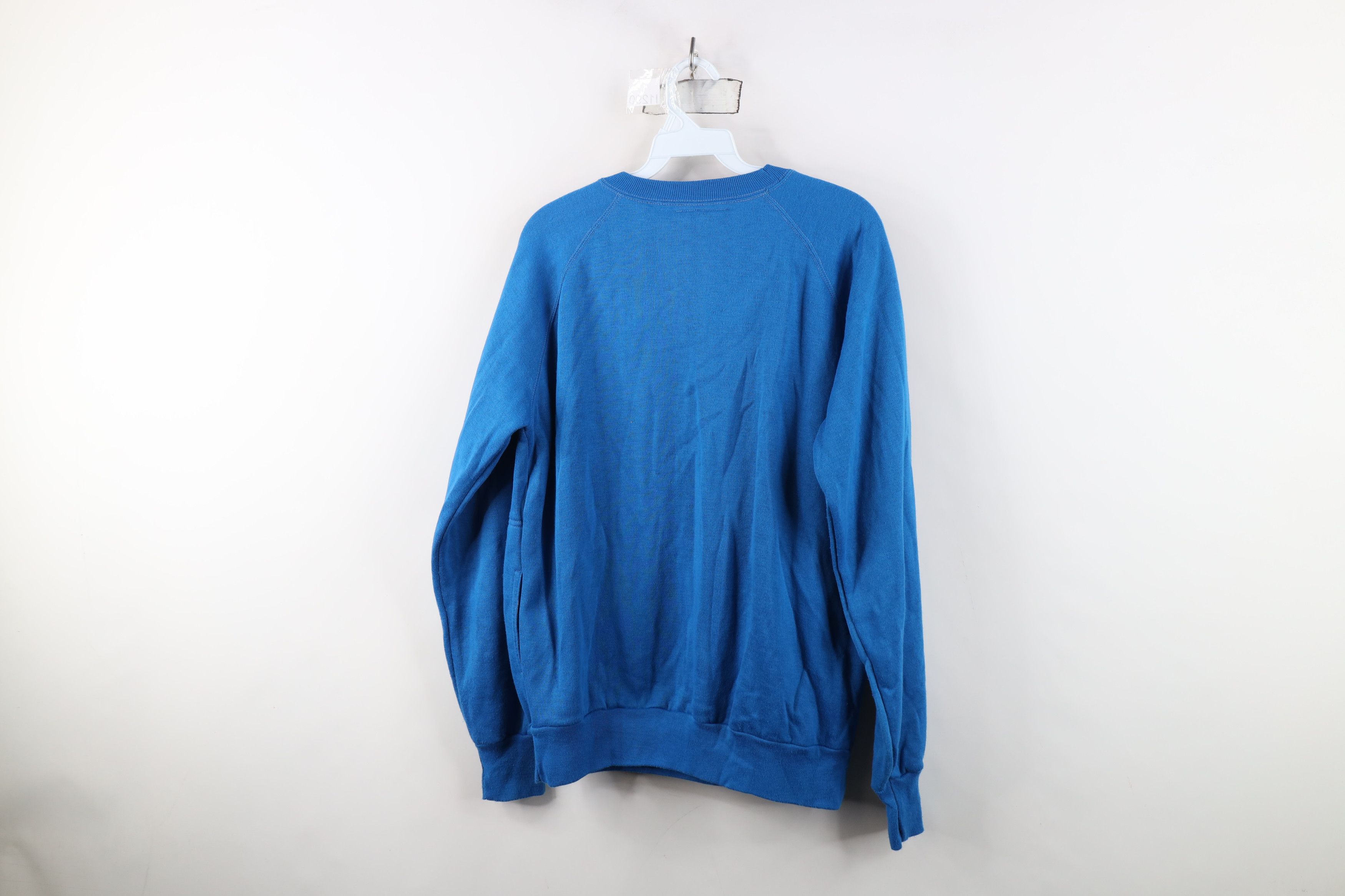 Vintage Vintage 80s 90s Streetwear Tennis Sweatshirt Royal Blue Size US L / EU 52-54 / 3 - 9 Thumbnail