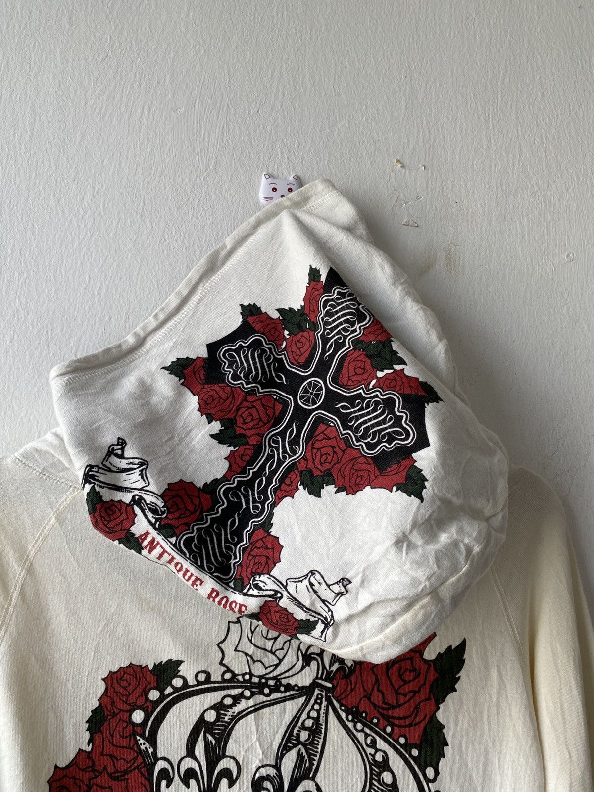 If Six Was Nine D.i.a Japan Skulls Cross Rose Logo Hoodie Size US S / EU 44-46 / 1 - 13 Thumbnail