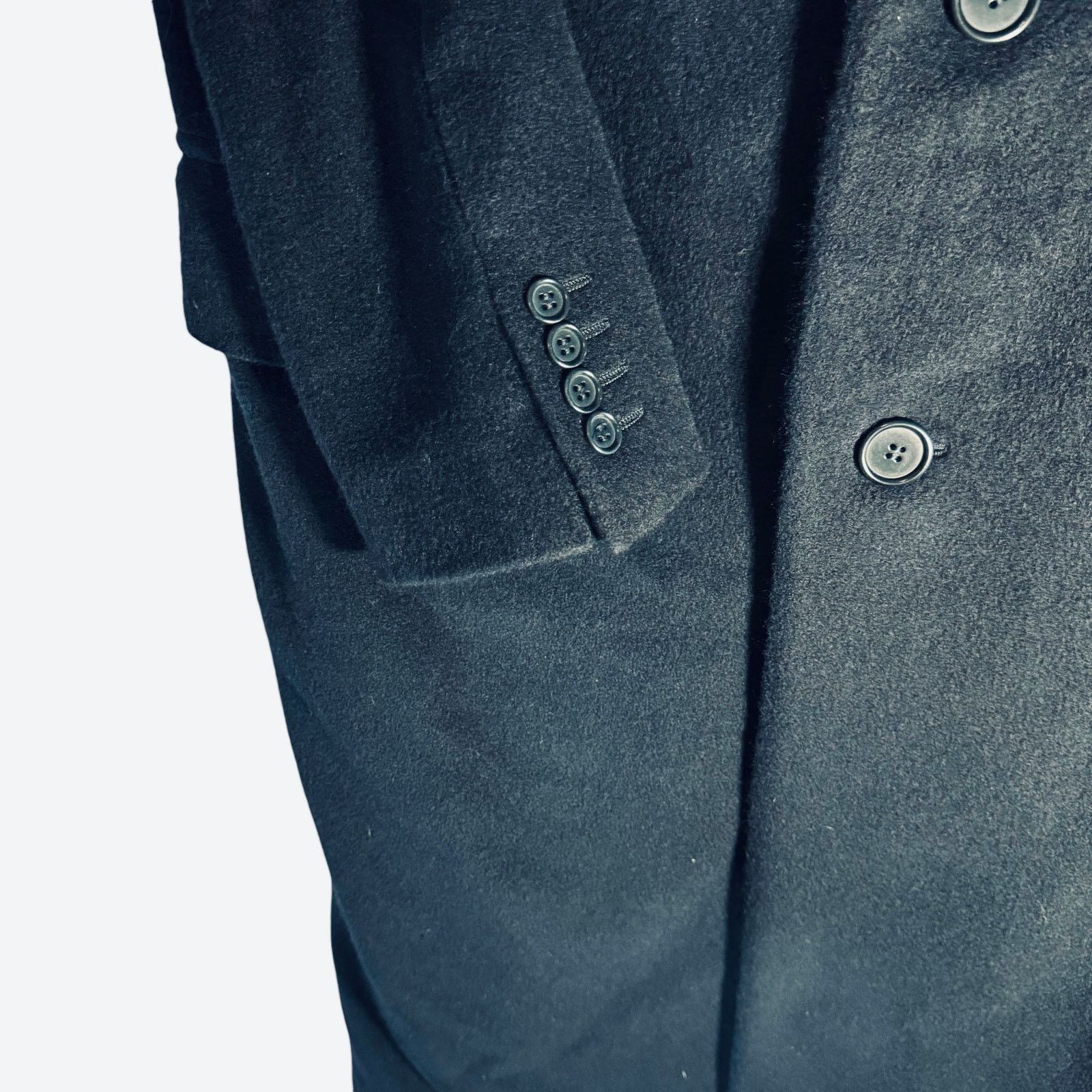 Lanvin LANVIN CLASSIQUE Pure Wool Overcoat 48R Italy Black Coat Size US M / EU 48-50 / 2 - 4 Thumbnail