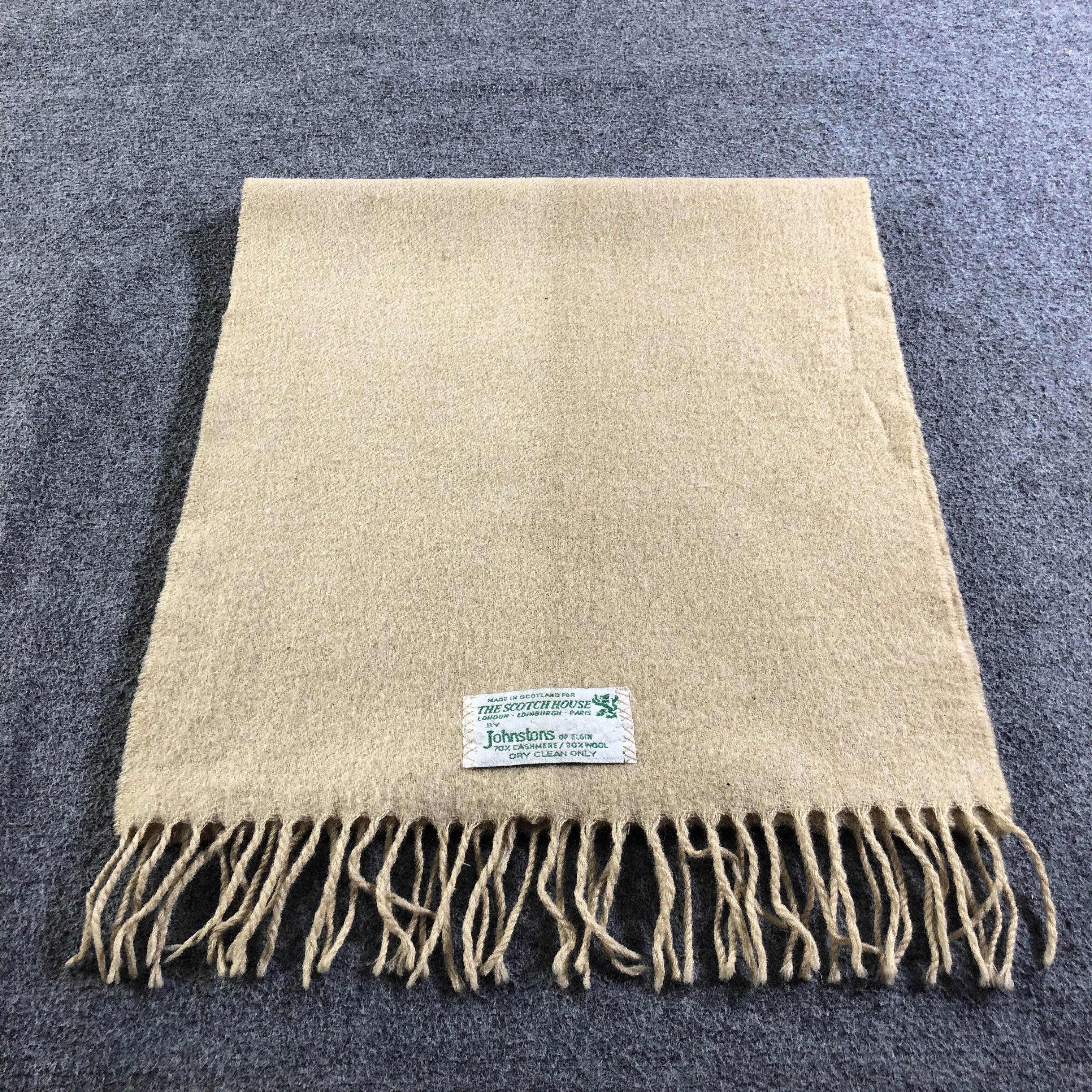 Johnstons Of Elgin Johnstons Of Elgin Cashmere/Wool Scarf Muffler V1963 Size ONE SIZE - 2 Thumbnail
