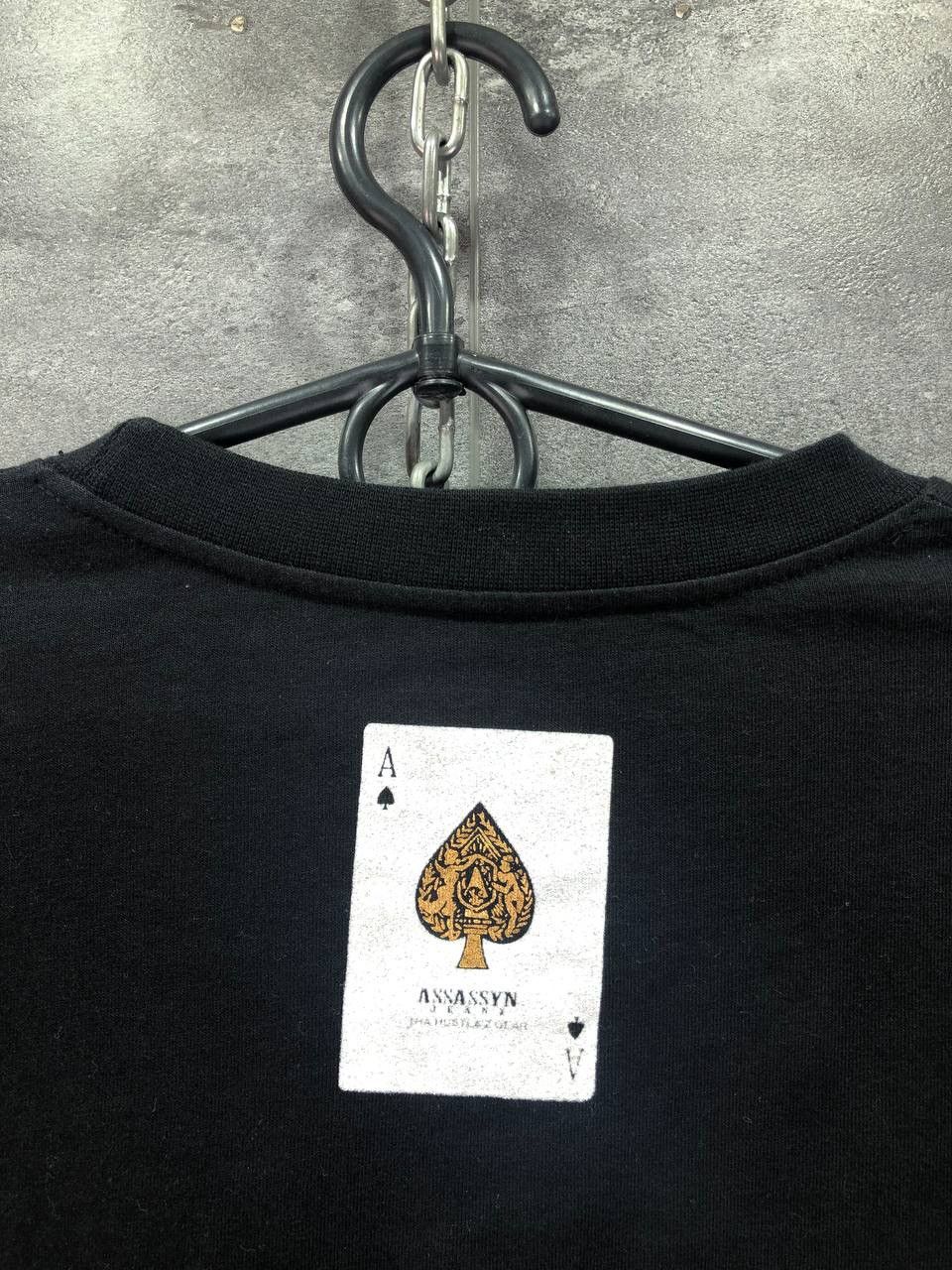 Japanese Brand × Vintage Assassyn Jeanz Black T-Shirt Japanese style Rare Size M Size US M / EU 48-50 / 2 - 10 Thumbnail