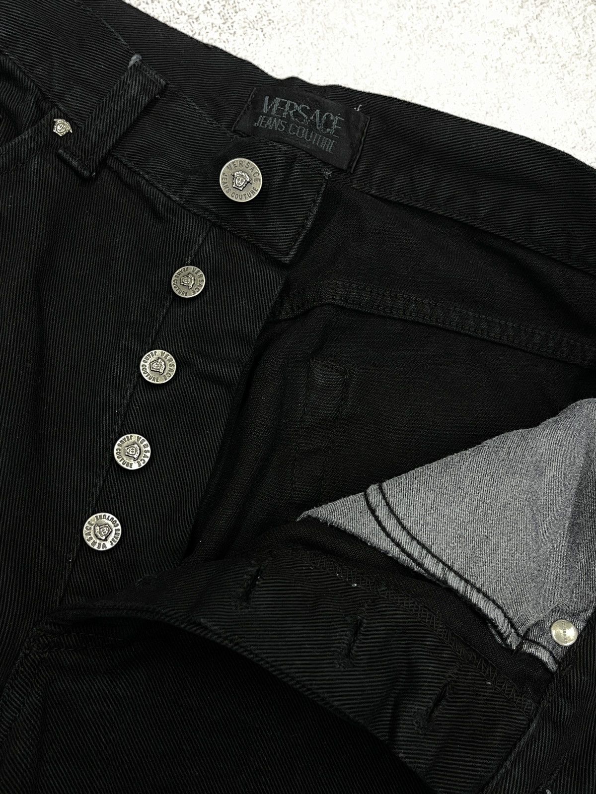 Versace Jeans Couture Vintage Versace Jeans Couture Denim Black Made in Italy m Size US 32 / EU 48 - 11 Thumbnail