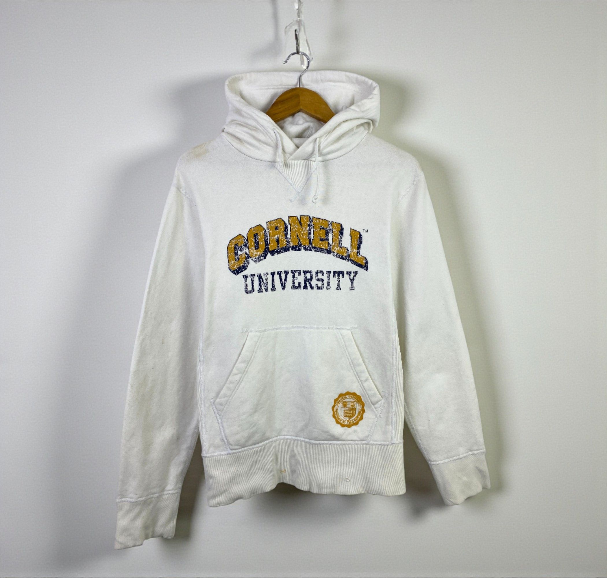 Uniqlo Vintage Uniqlo Cornell University Pullover Hoodie SH0345 Size US S / EU 44-46 / 1 - 1 Thumbnail