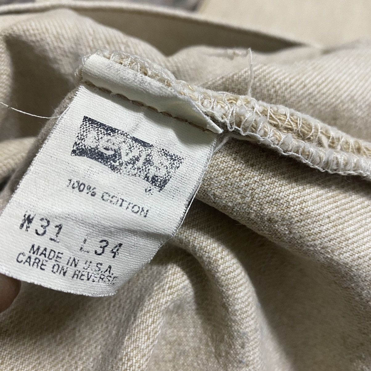Levi's Vintage Levis 501 Fade Brown Jeans Size US 30 / EU 46 - 22 Thumbnail