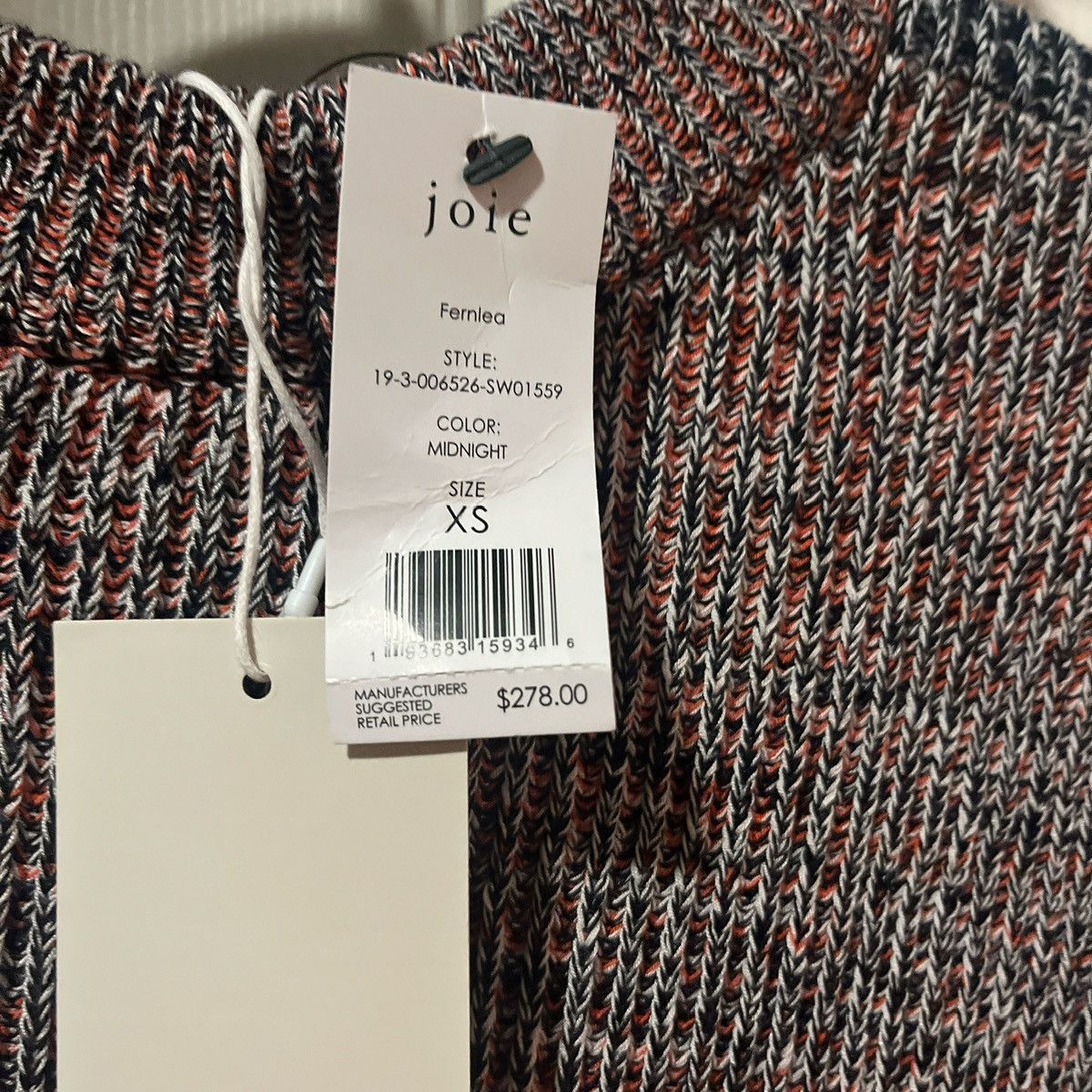 Joie Soft and comfy multicolor sweater NWT Size XS / US 0-2 / IT 36-38 - 2 Thumbnail