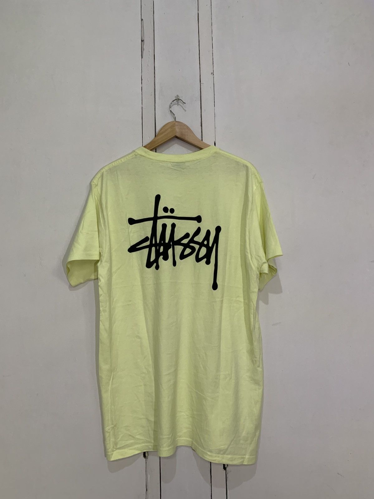 Stussy STUSSY BASIC STUSSY LOGO LEMON Size US L / EU 52-54 / 3 - 2 Thumbnail
