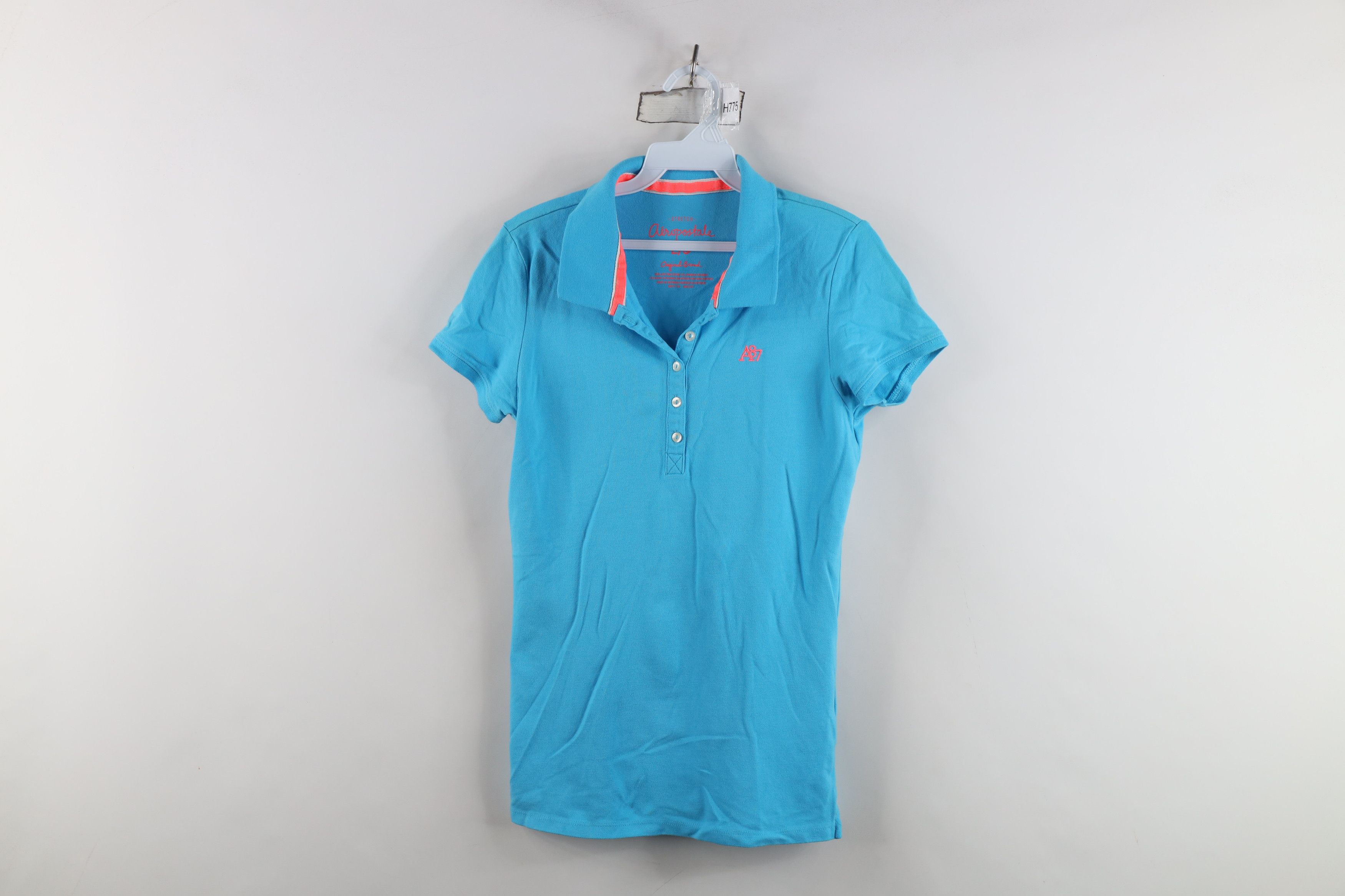 Aeropostale Vintage Y2K Aeropostale Bella Collared Polo Shirt Blue Size L / US 10 / IT 46 - 1 Thumbnail