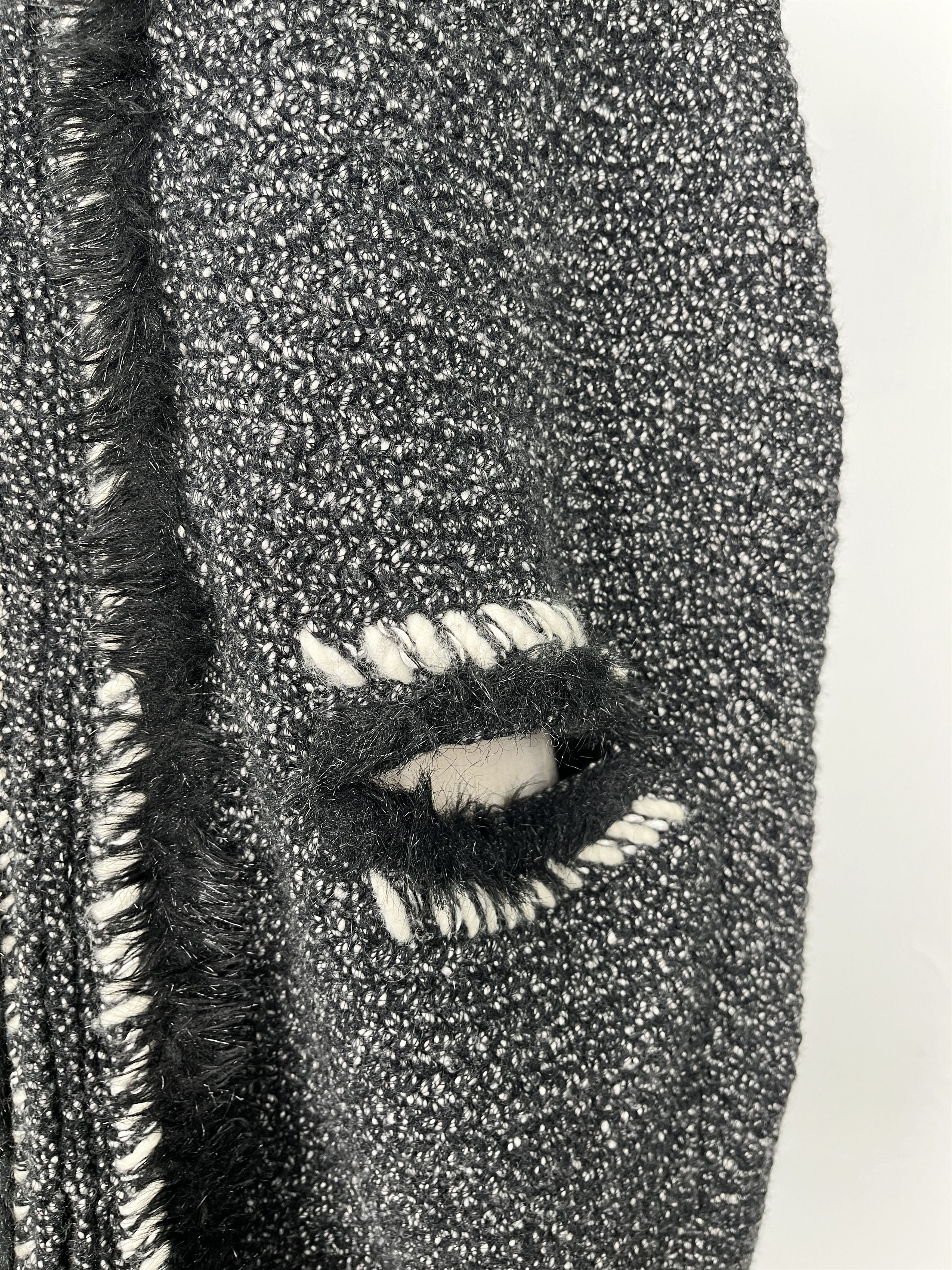 Chanel Chanel Black Cashmere Open Cardigan With Stitch Details Size XS / US 0-2 / IT 36-38 - 5 Thumbnail