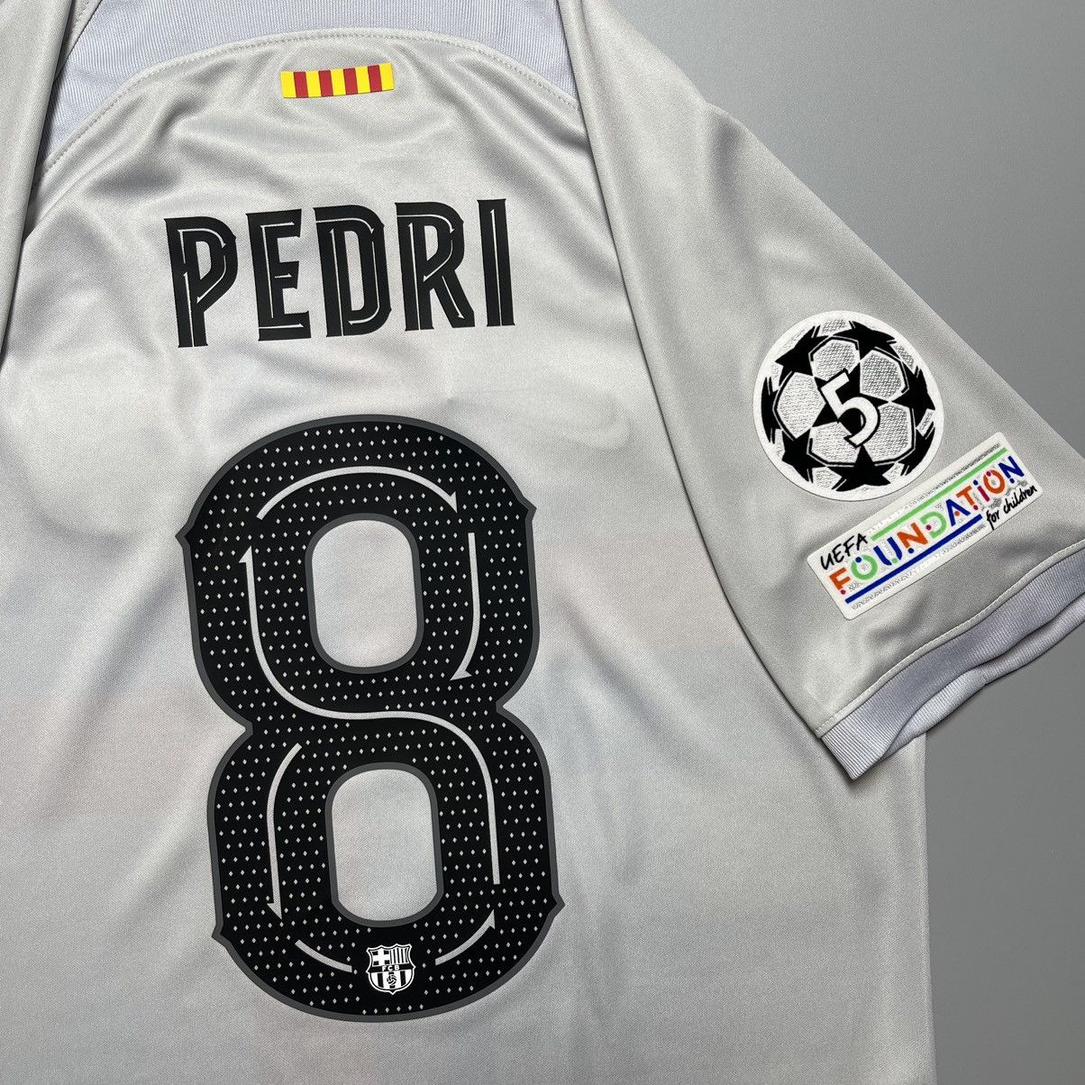 Nike × Vintage NWT BARCELONA NIKE 2022/2023 FOOTBALL THIRD JERSEY #8 PEDRI Size US S / EU 44-46 / 1 - 11 Thumbnail