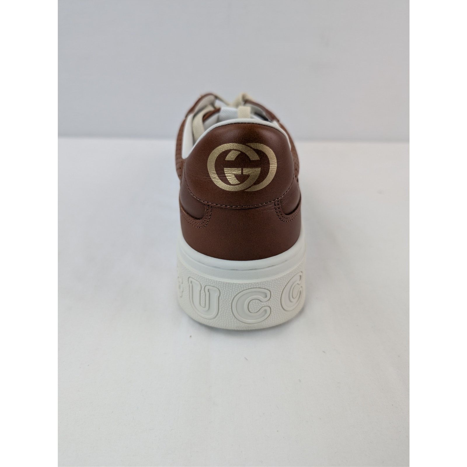 Gucci o1rshd1 Low Top Sneakers in Brown with White Sole Size US 12 / EU 45 - 17 Thumbnail