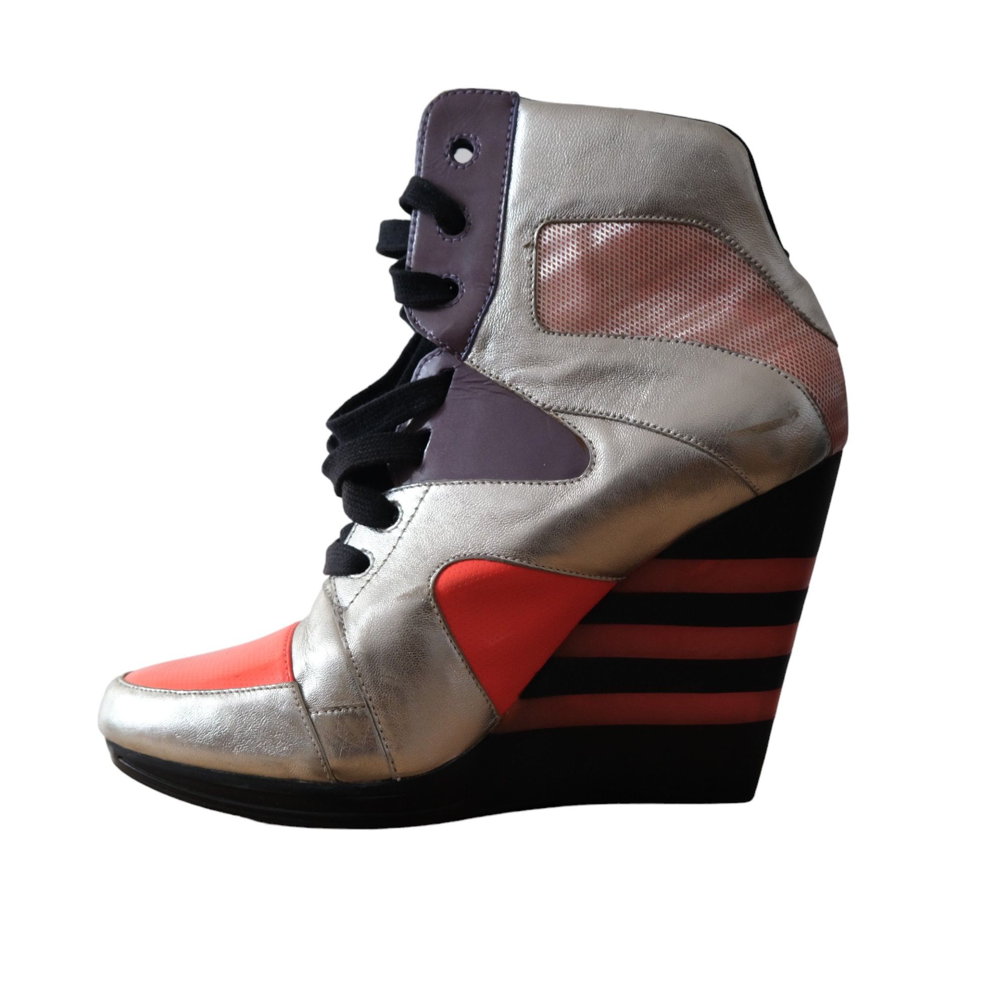 Adidas 2010 Collection Cushion Wedge Heels Size US 9 / IT 39 - 6 Thumbnail