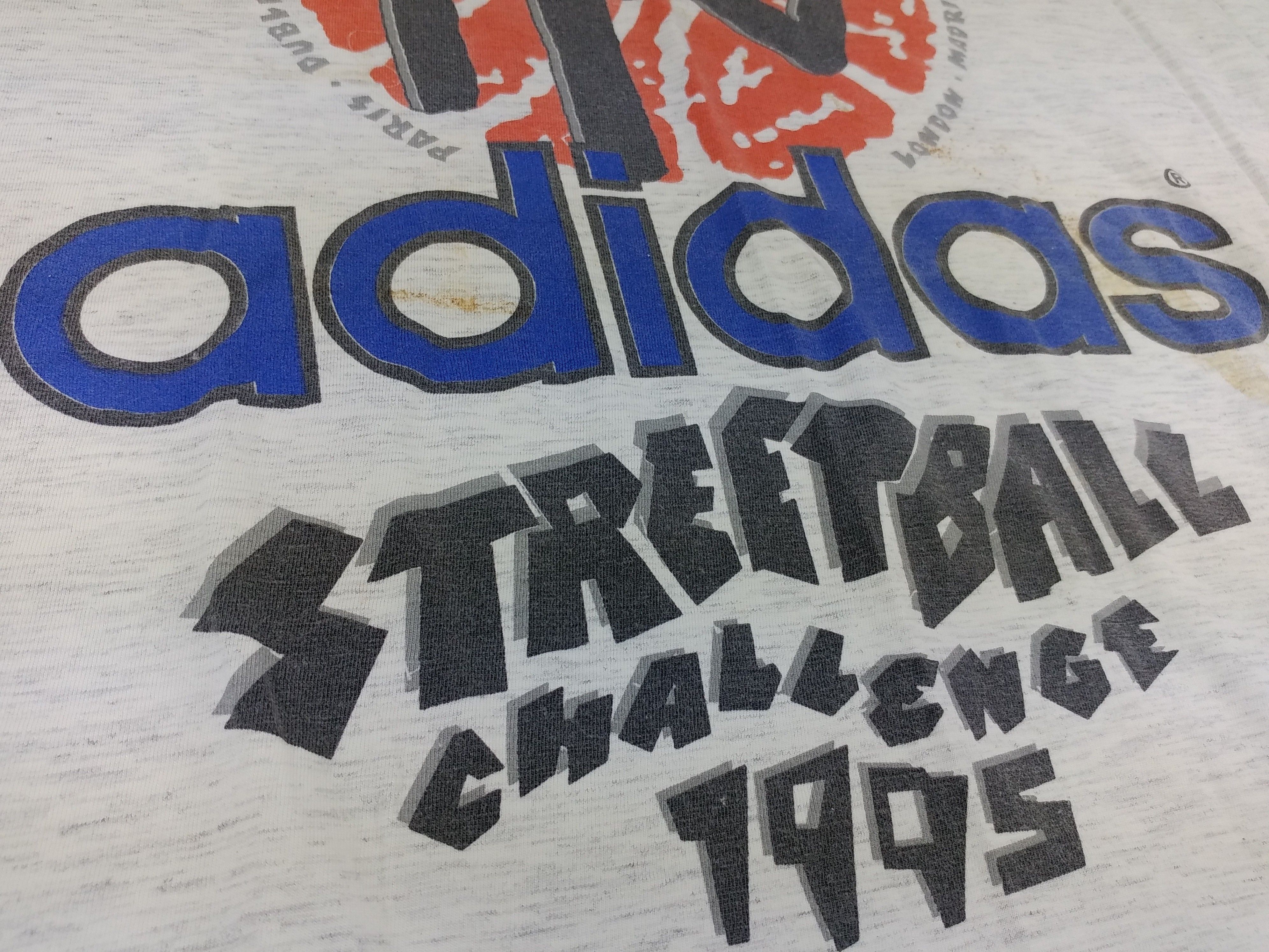 Adidas Adidas Streetball Challenge t-shirt, 1995, vintage hip hop L Size US L / EU 52-54 / 3 - 7 Thumbnail
