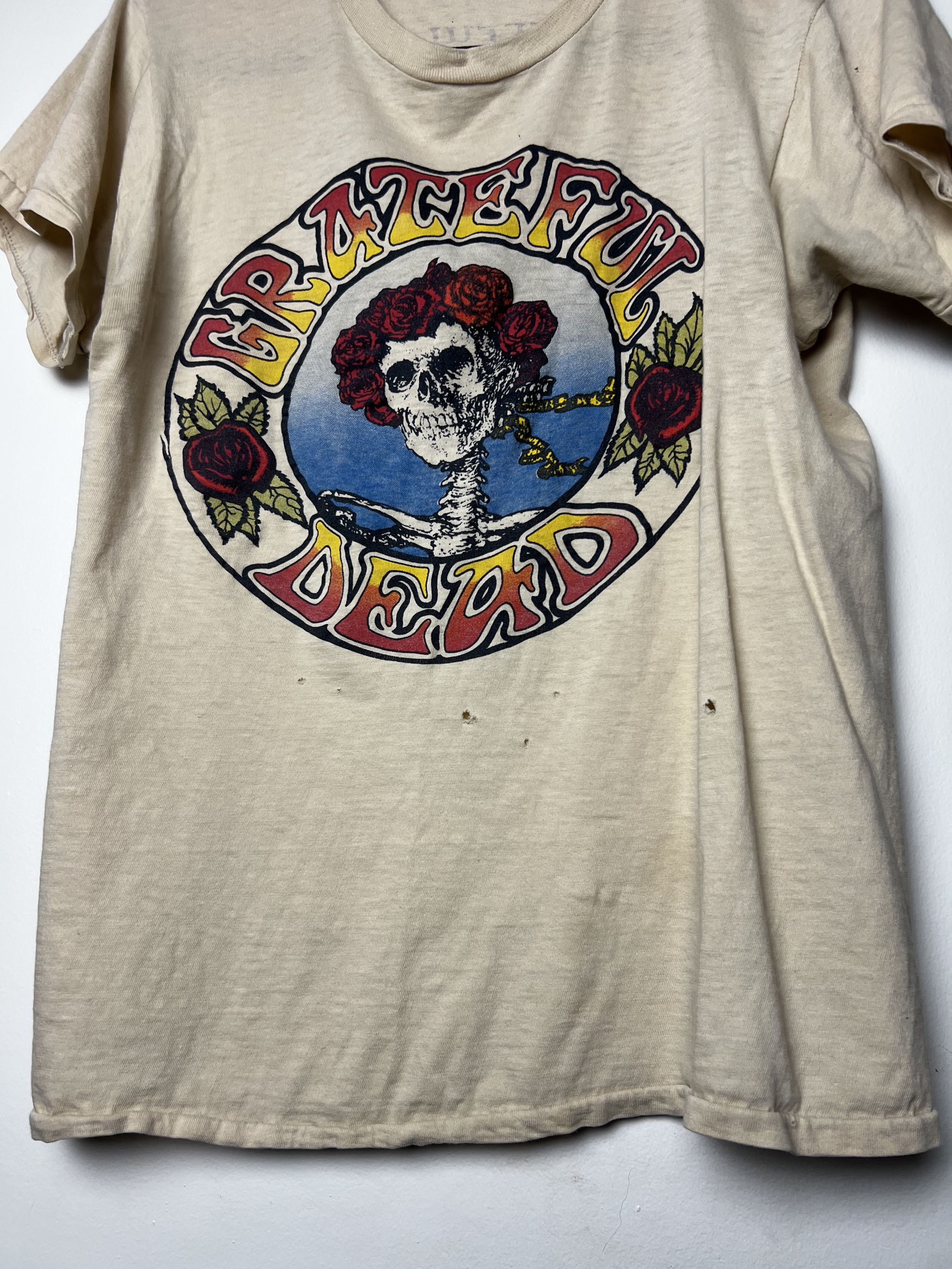 Grateful Dead Vintage 1975 Grateful Dead Garris Graphic Band T-shirt Size US S / EU 44-46 / 1 - 5 Thumbnail