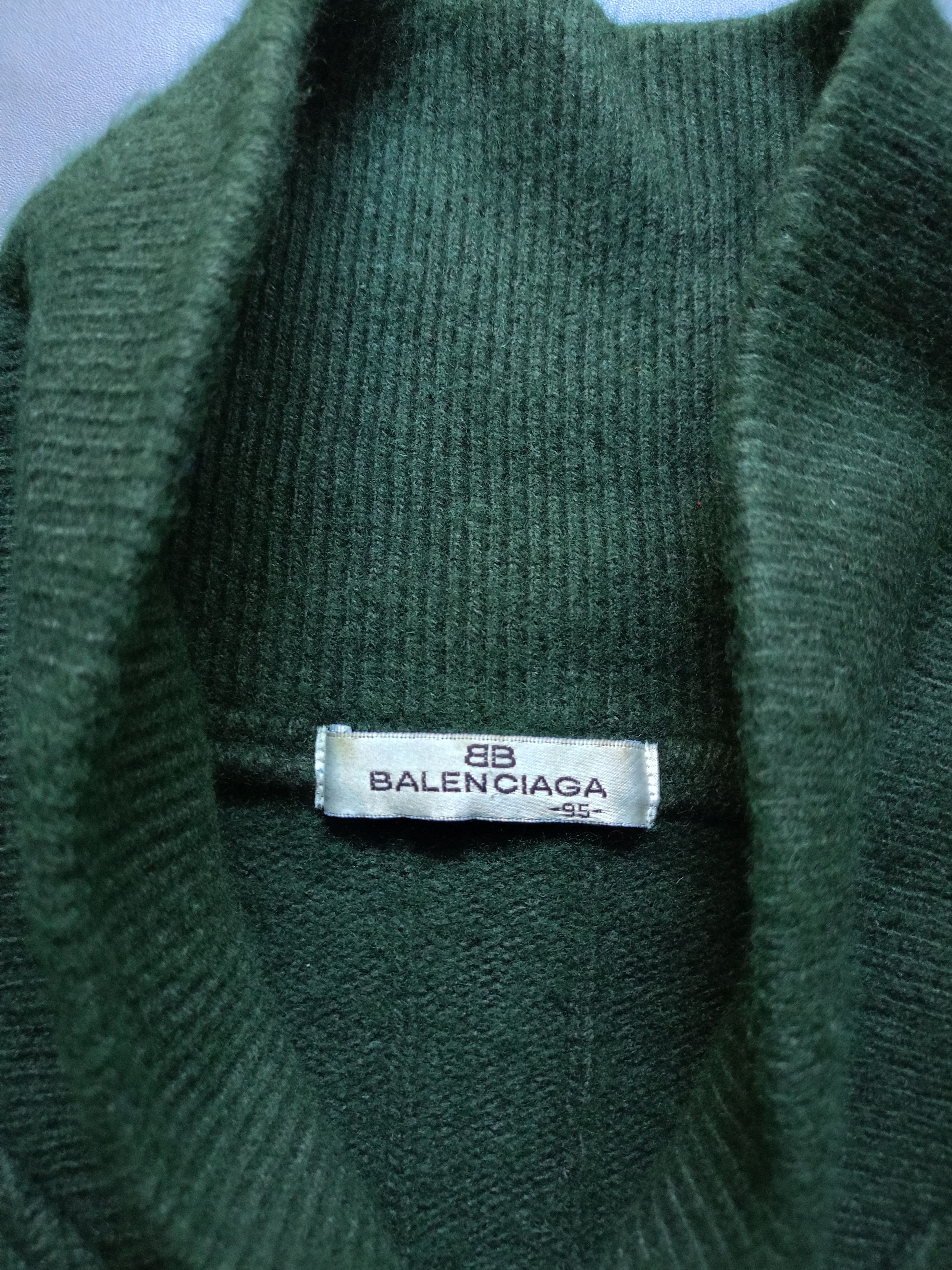 Balenciaga Vintage Balenciaga Cable knit sweater Size M / US 6-8 / IT 42-44 - 7 Thumbnail