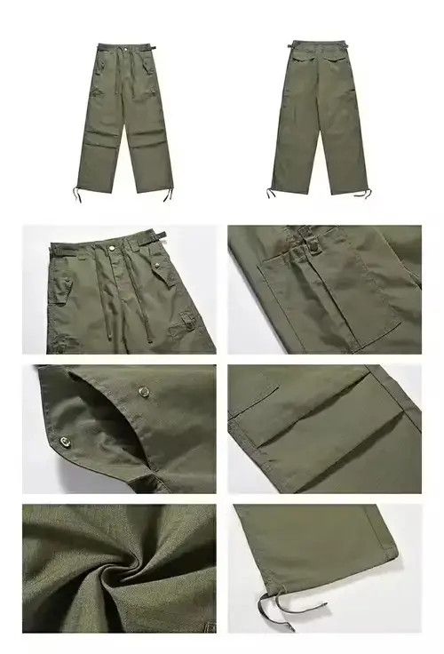 Designer × Japanese Brand × Vintage military pleated tactical baggy cargo pants Size US 30 / EU 46 - 2 Thumbnail