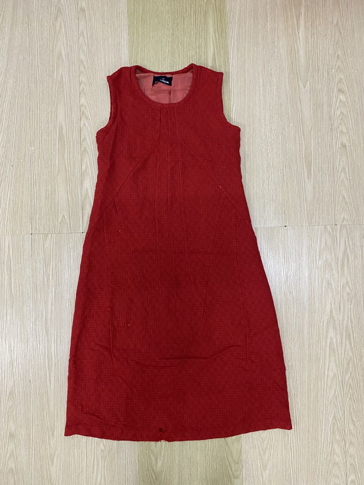 Tricot Comme des Garcons red dress