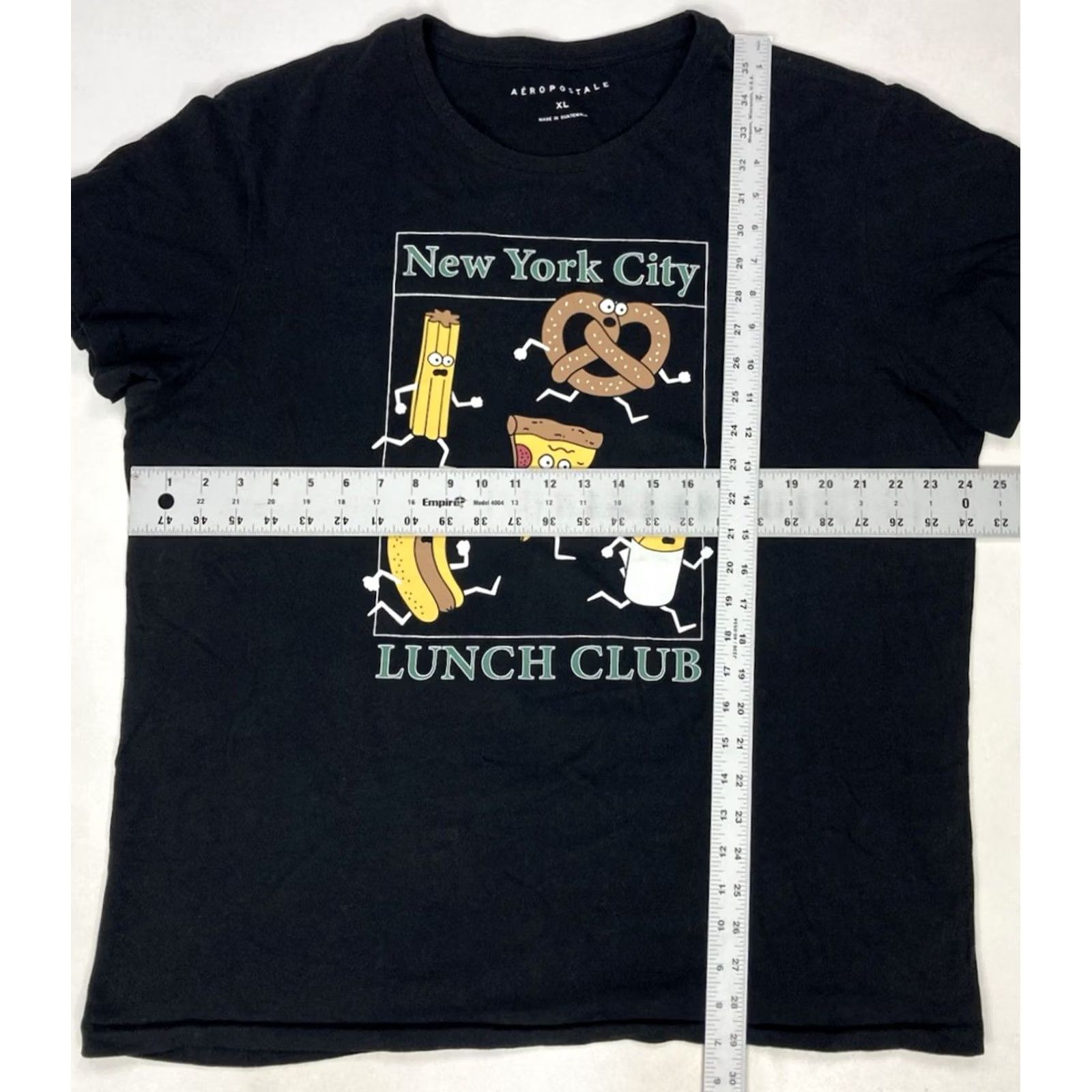 Aeropostale VINTAGE Aeropostale City Graphic T-shirt Men XL Black Short Sleeve Shirt Mens XL Black City Graphic Print Logo All Seasons Size US XL / EU 56 / 4 - 5 Thumbnail