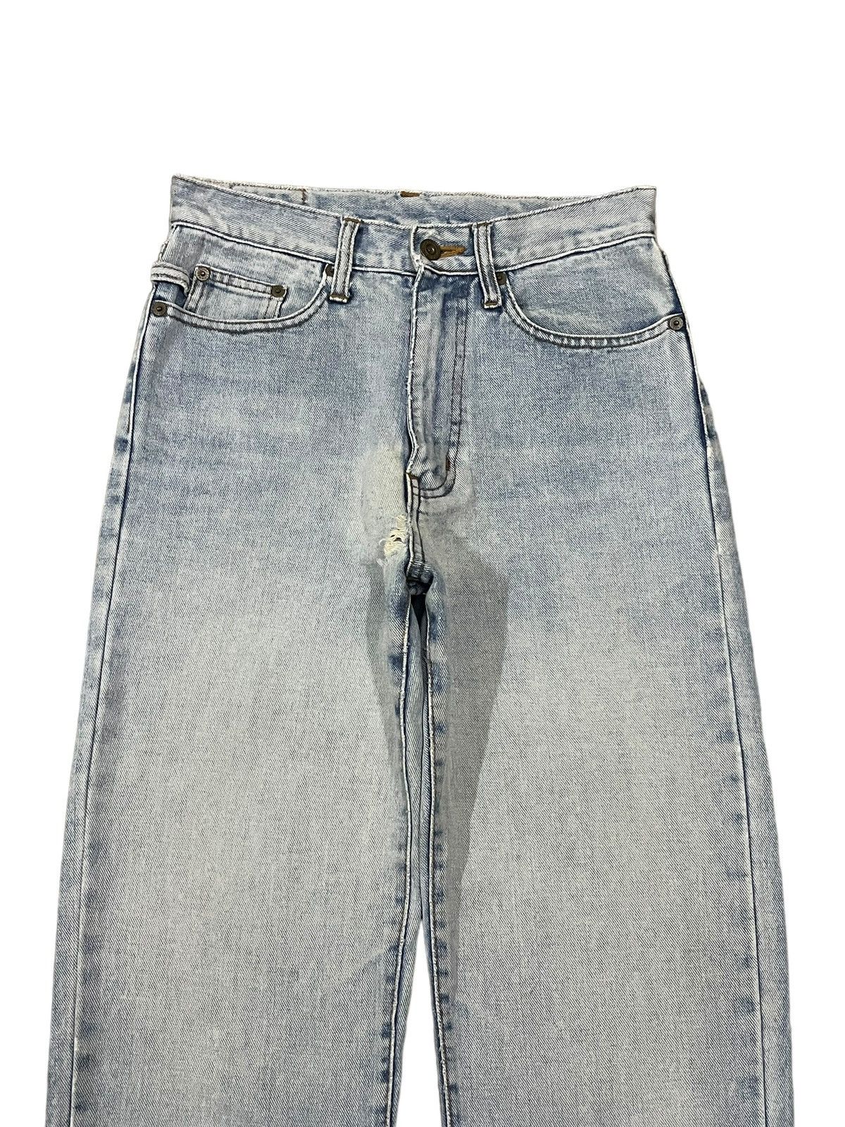 POST ARCHIVE FACTION (PAF) × Vintage Vintage Iconic American Singer Elvis Presley Fade Wash Jeans Size US 28 / EU 44 - 3 Thumbnail