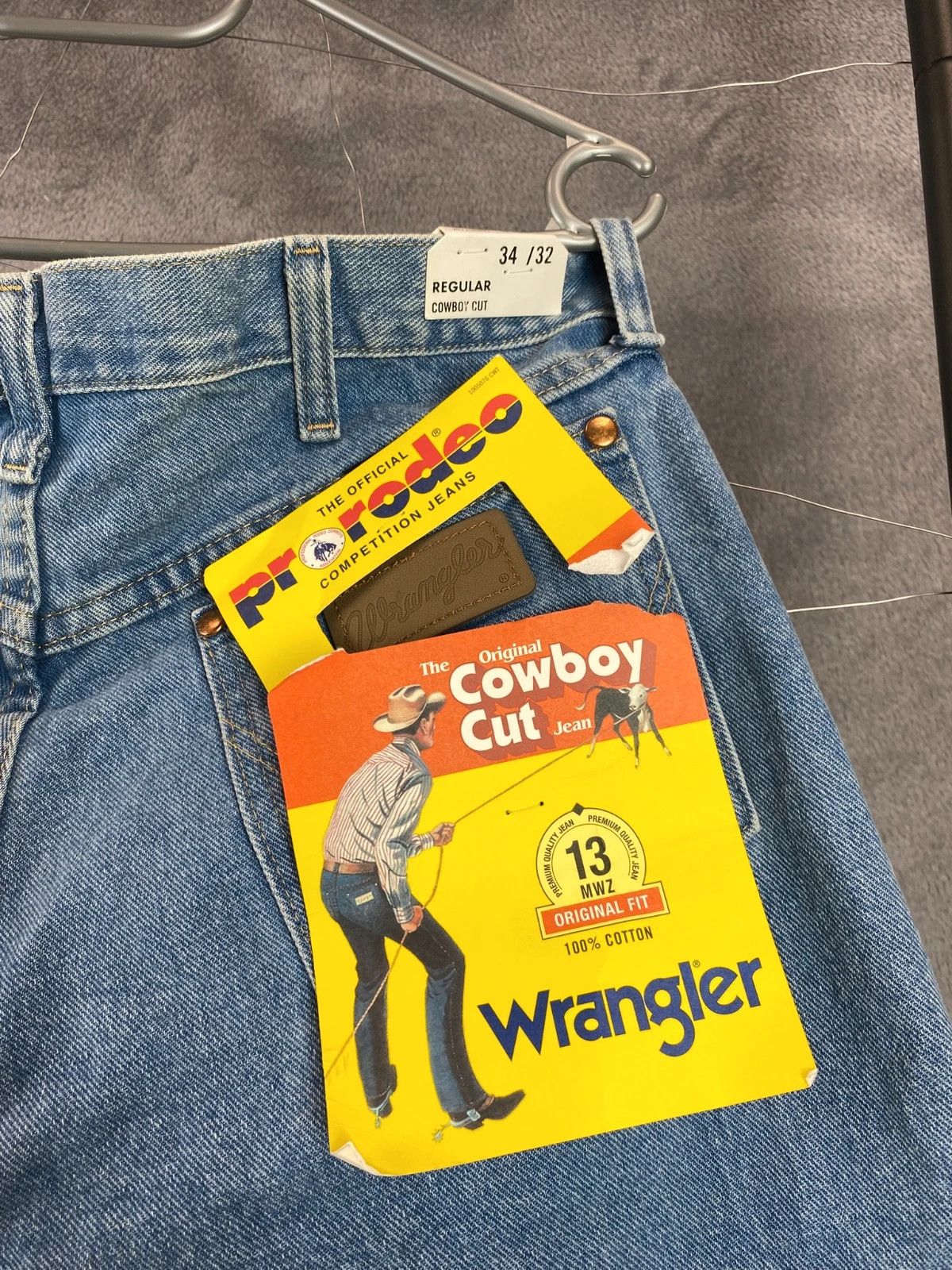 Wrangler Wrangler Cowboy Straight Leg Jeans 34/32 Size US 34 / EU 50 - 3 Thumbnail