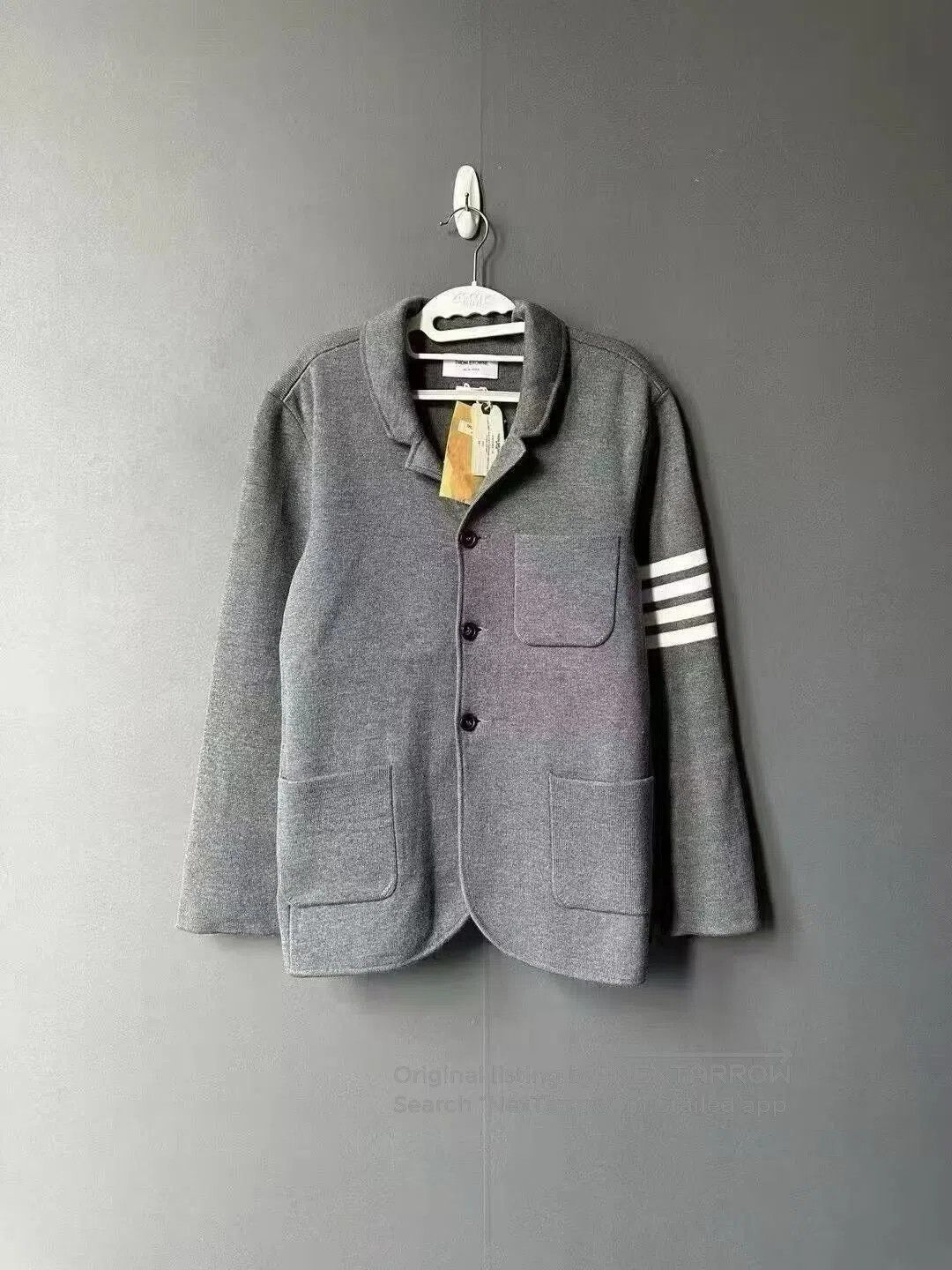 Thom Browne Thom Browne Wool Knit Blazer| Size US L / EU 52-54 / 3 - 1 Thumbnail