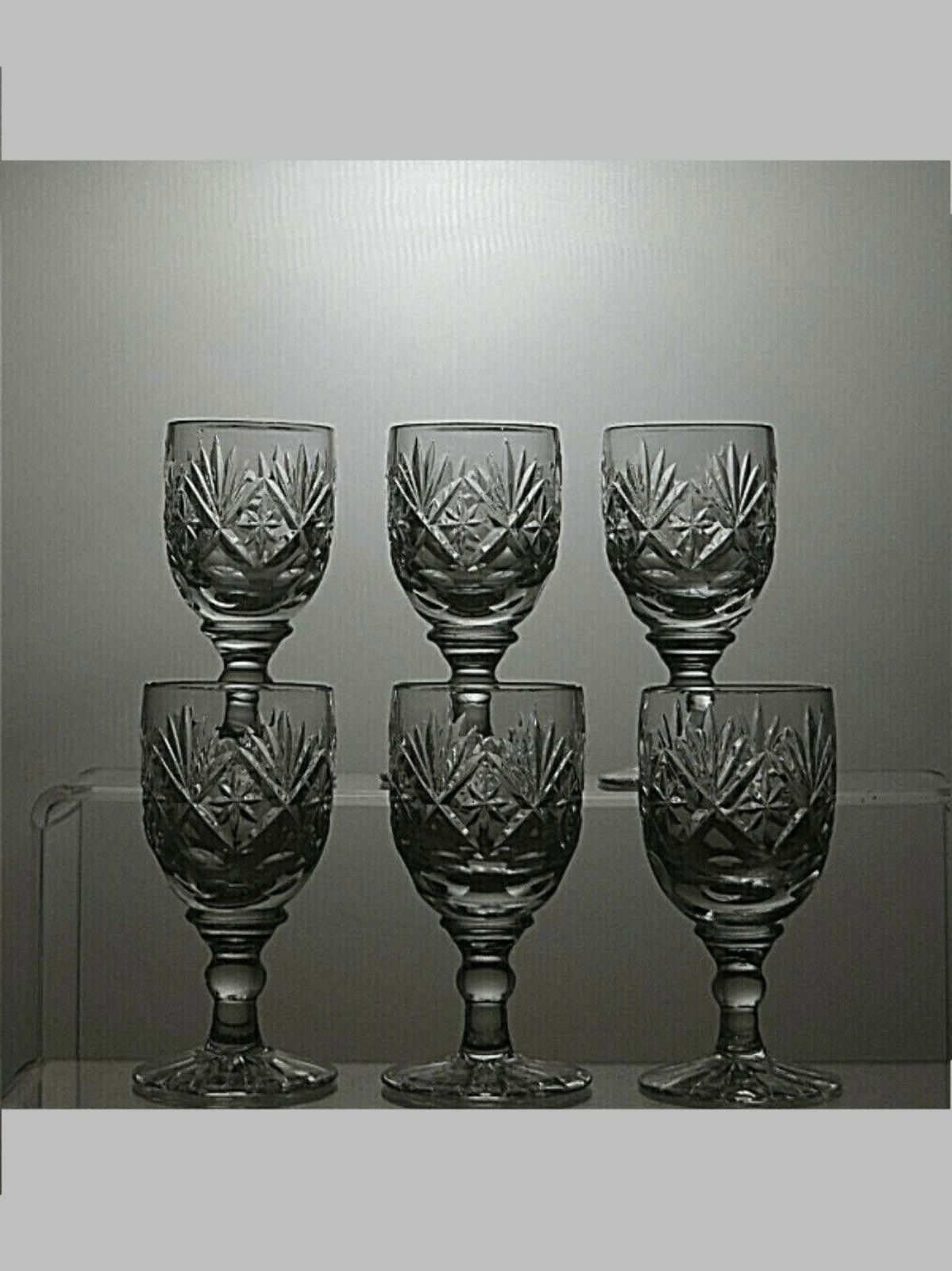 Other Georgian Crystal Chatsworth Cut Set Of 6 Liqueur Glasses Size ONE SIZE - 1 Thumbnail