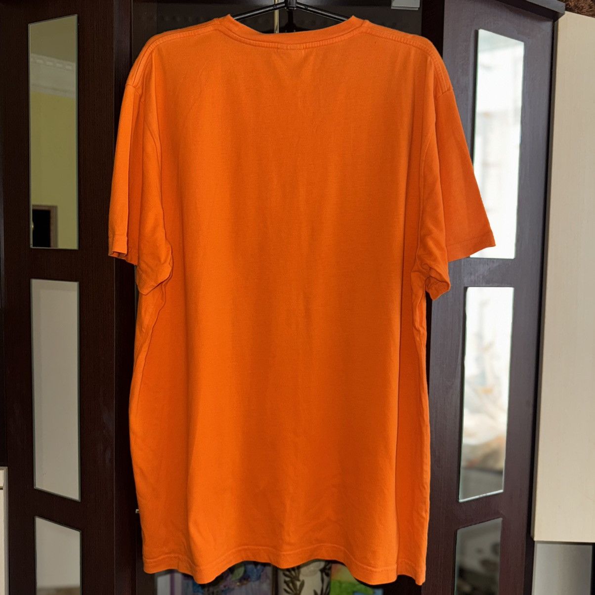 Nike 🍊Orange Vintage 90s Nike Center Swoosh Tee T-Shirt Size US XL / EU 56 / 4 - 4 Thumbnail