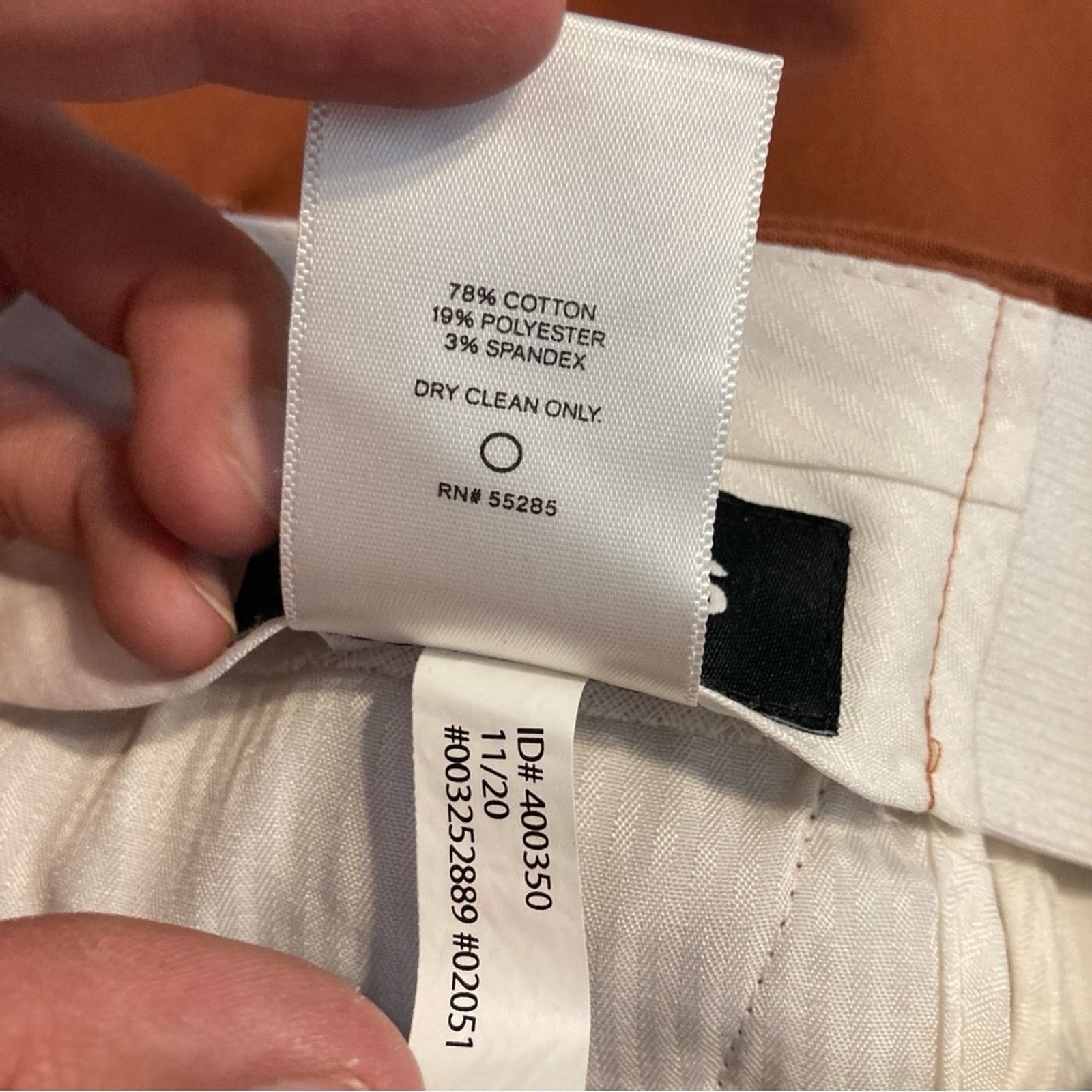 Express Express Extra Slim Rust Red Khaki Straight Leg Chino Pants Size US 34 / EU 50 - 9 Thumbnail