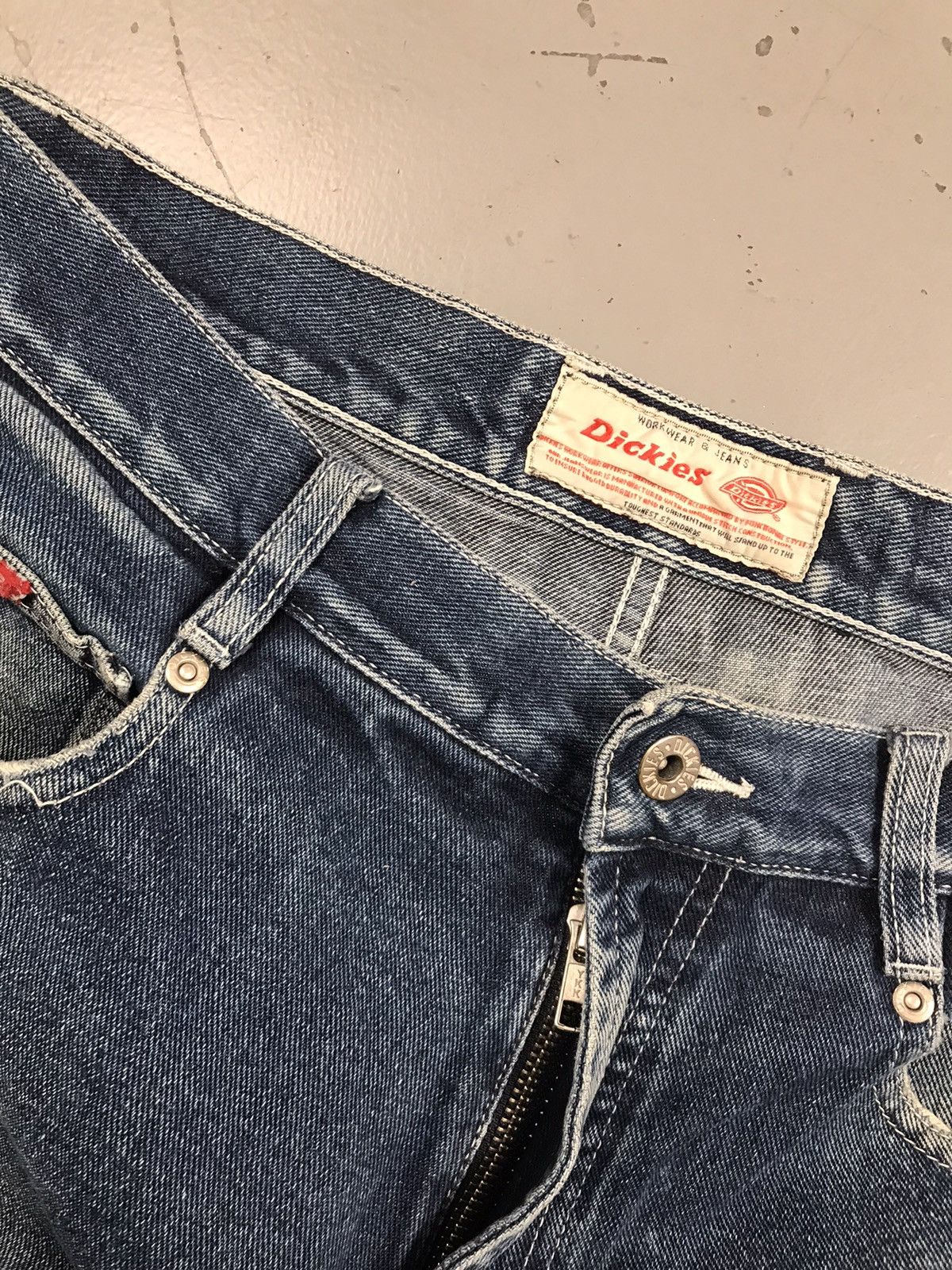 Carhartt × Dickies × Vintage Rare vintage dickies big daddy baggy fit denim pant Size US 32 / EU 48 - 7 Thumbnail