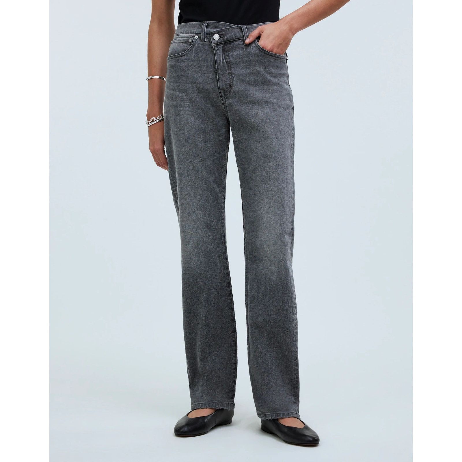 Madewell NWT Madewell The '90s Straight Jean Burwick Wash Size 29 Size 29" - 2 Thumbnail