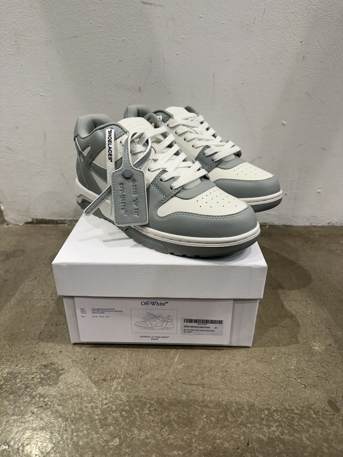 Off-White Off White Out Of Office Grey White Sneaker Size US 9 / EU 42 - 1 Thumbnail