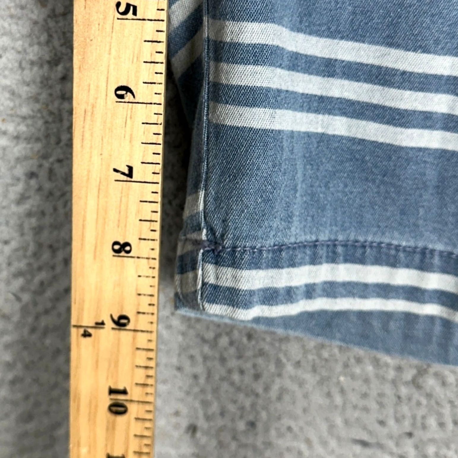 Old Navy NEW Old Navy Shorts Men XL Blue White Built-In Flex Stripe Pull On Stretch Waist Shorts Size US 38 / EU 54 - 7 Thumbnail