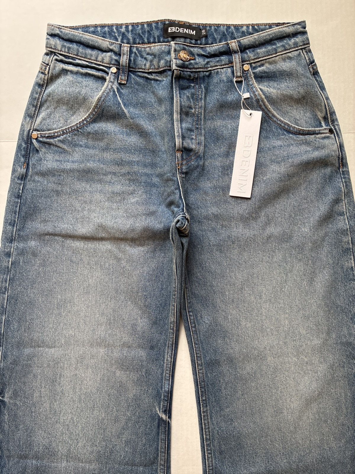 EB Denim EB Denim Barrel Jeans Sz 28 NWT Midrise Size 28" / US 6 / IT 42 - 2 Thumbnail