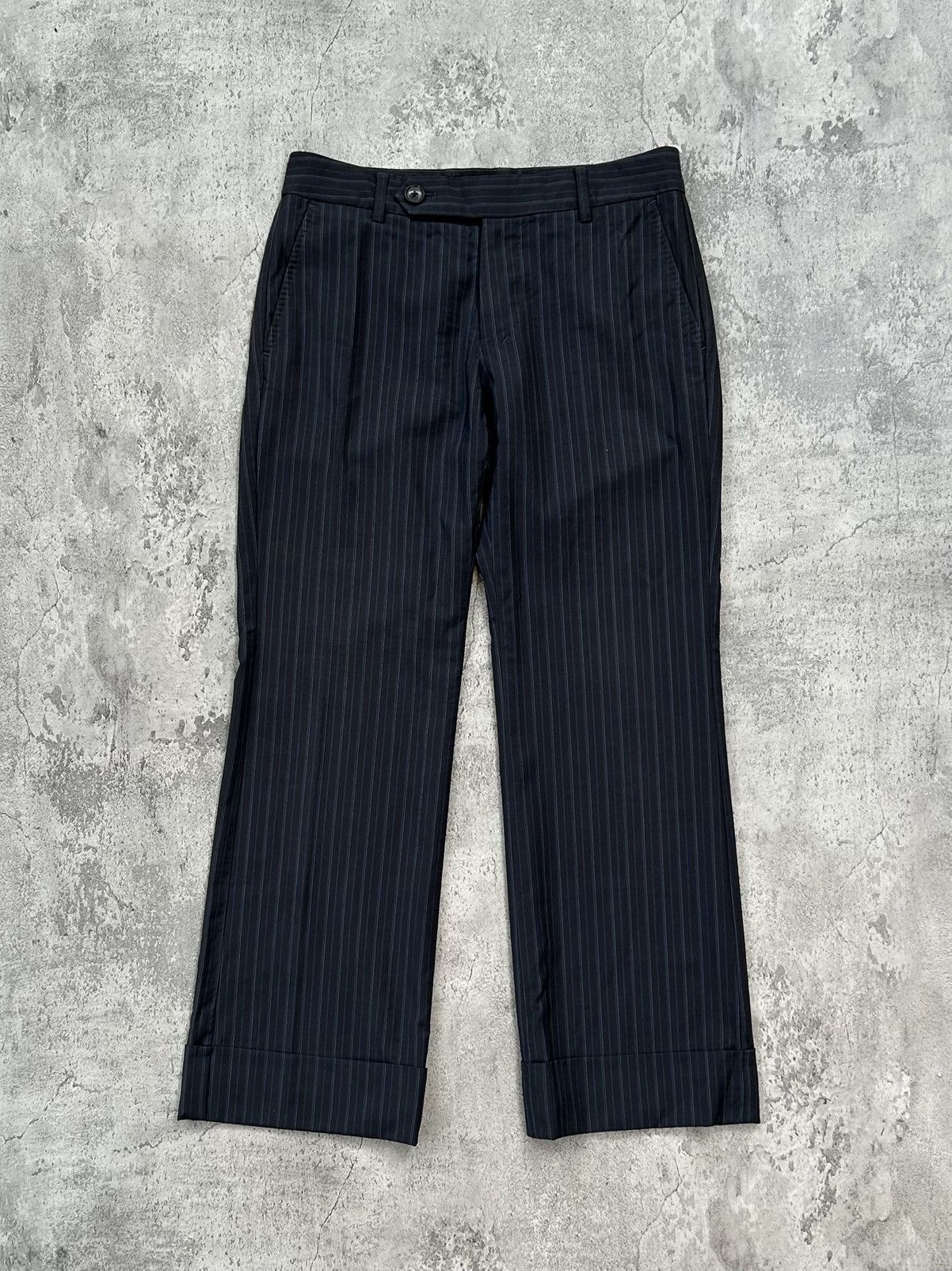 United Arrows United Arrows' Slitz Striped Trousers Size 27" / US 4 / IT 40 - 1 Thumbnail