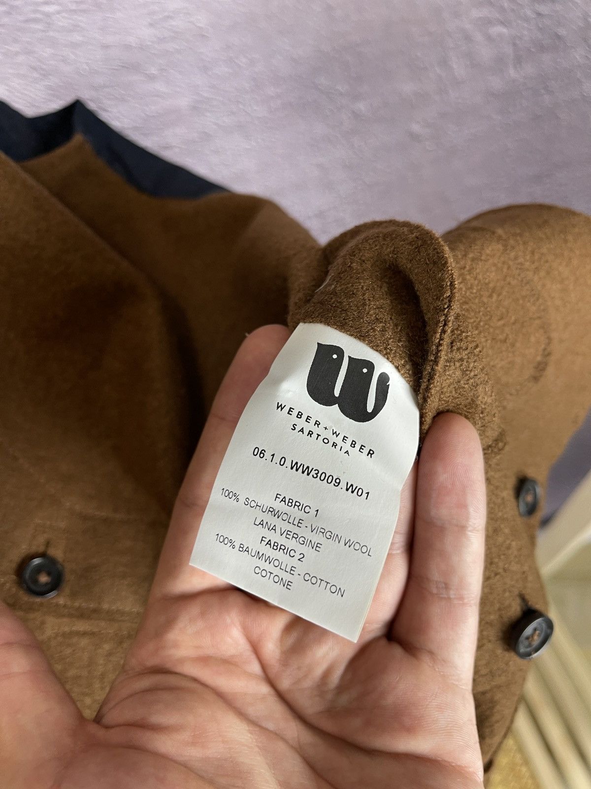Weber Weber + Weber Sartoria wool vest RRP 500$ made in Italy Size 38R - 6 Thumbnail