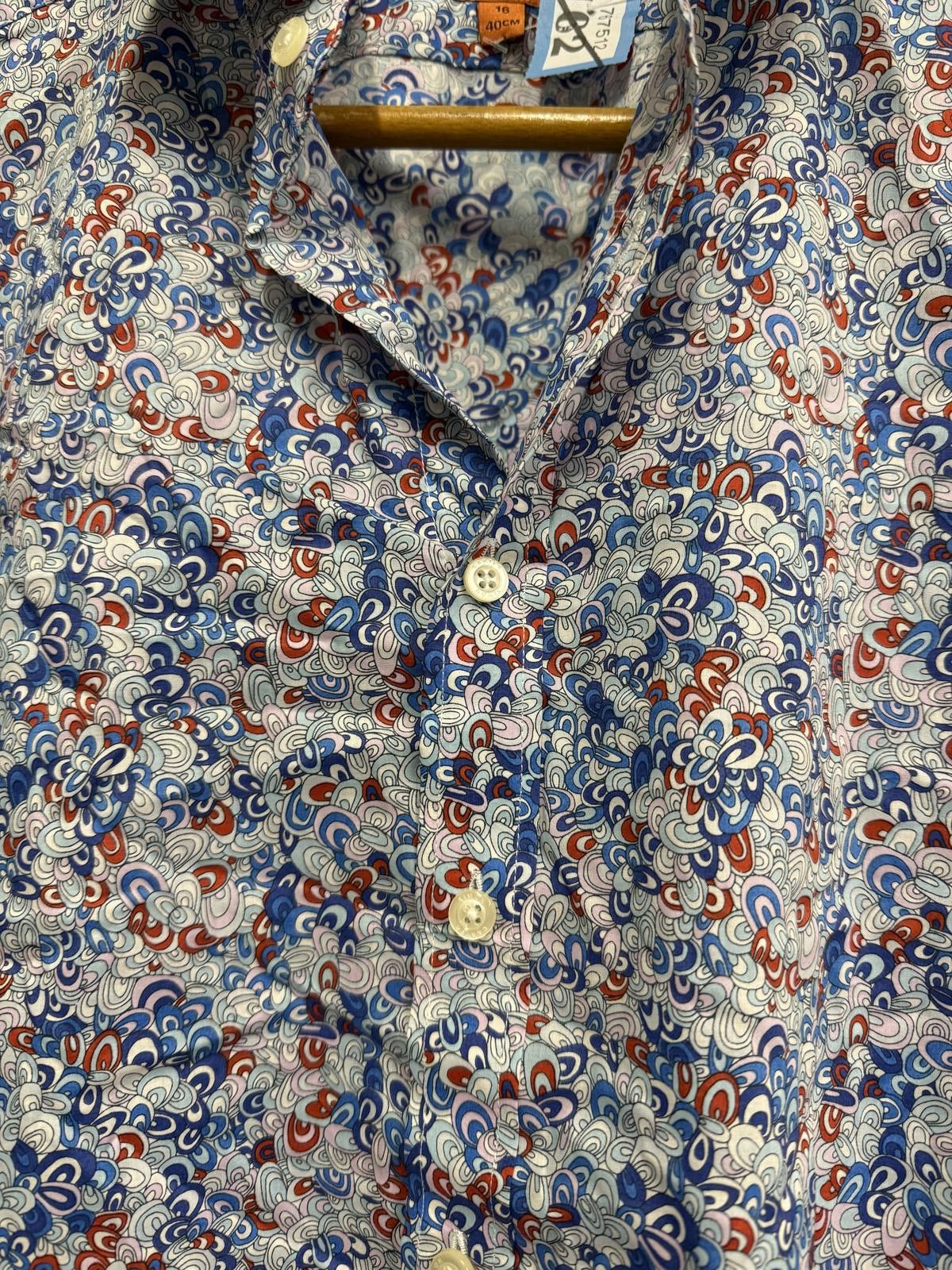 Robert Graham Simon Carter Men's Long Sleeve Floral Print Button-Up Shirt Size US M / EU 48-50 / 2 - 3 Thumbnail