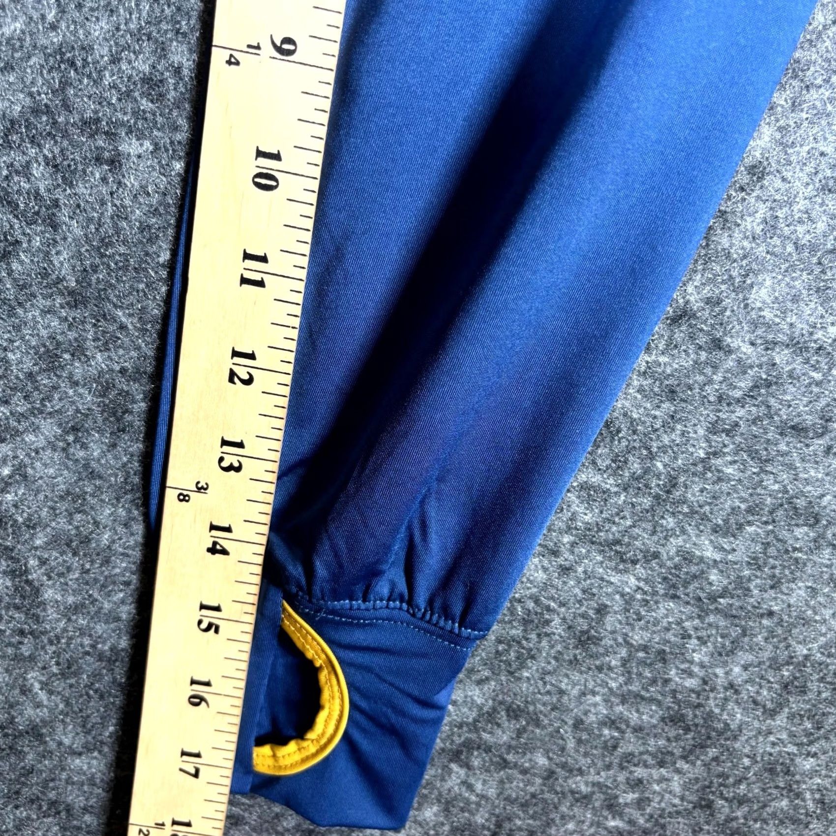 Disney Run Disney Track Jacket Unisex S Blue Polyester Zip-Up Breathable Performance Stretch Activewear Shirt Size US S / EU 44-46 / 1 - 5 Thumbnail