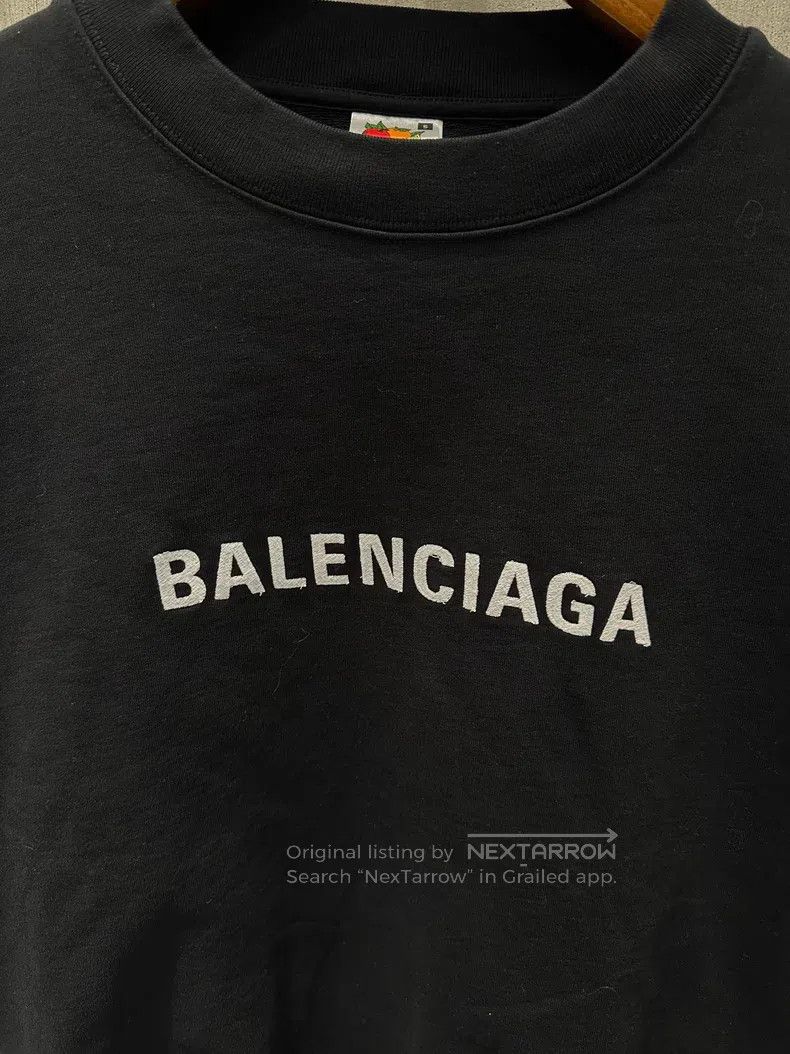 Balenciaga Balenciaga Round-neck sweatshirt Size US M / EU 48-50 / 2 - 3 Thumbnail