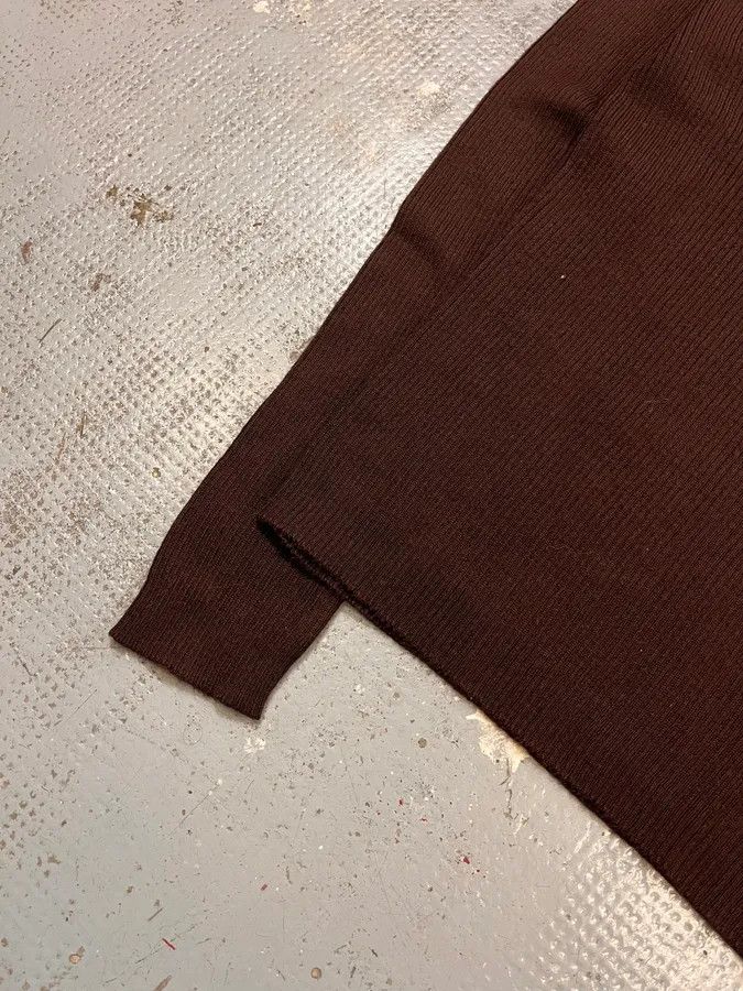 Dolce & Gabbana 2000s Dolce & Gabbana Brown Wool Polo Longsleeves Size US M / EU 48-50 / 2 - 6 Thumbnail