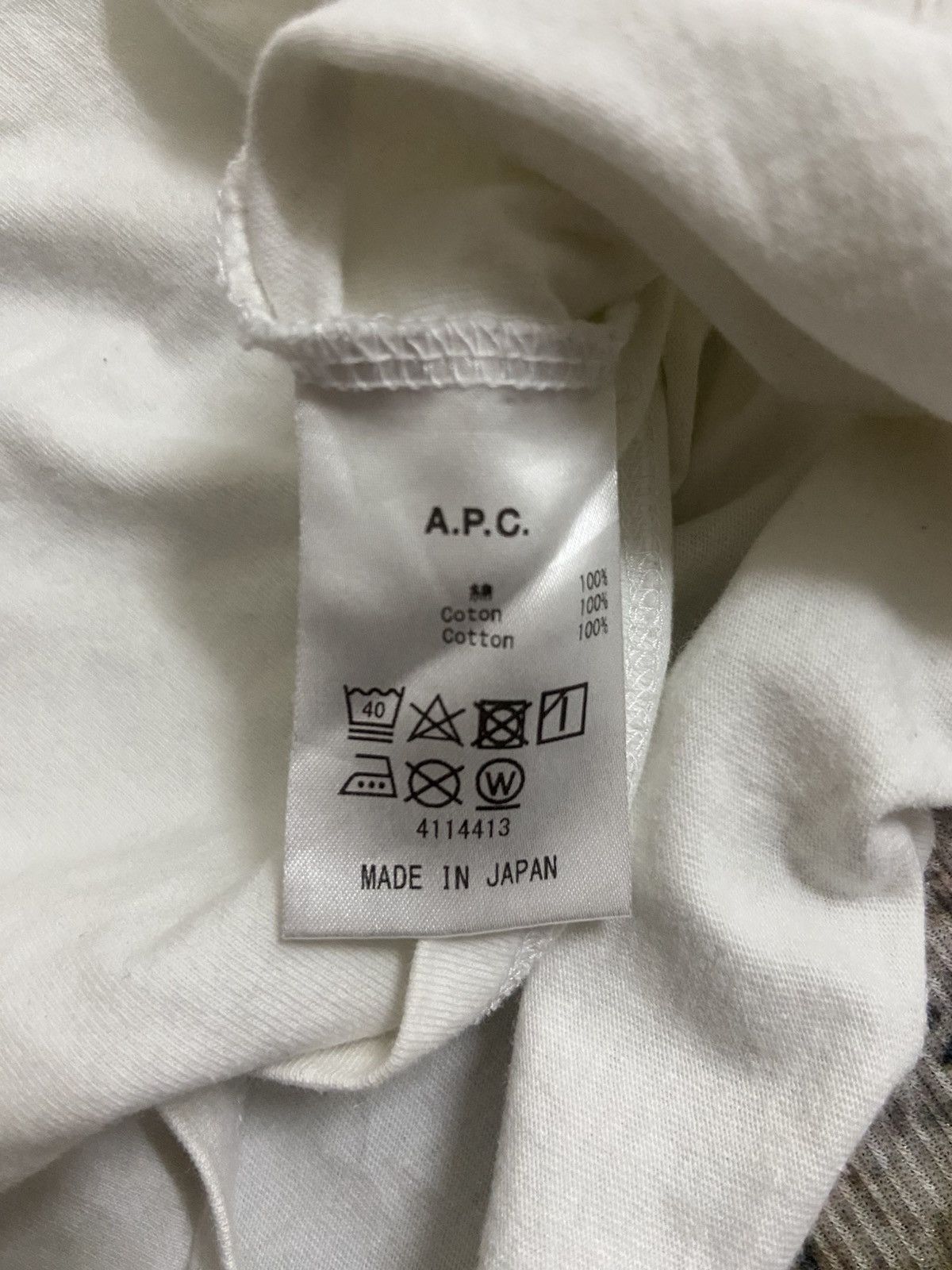 A.P.C. A.P.C VPC logo tshirt Size US XXS / EU 40 - 6 Thumbnail