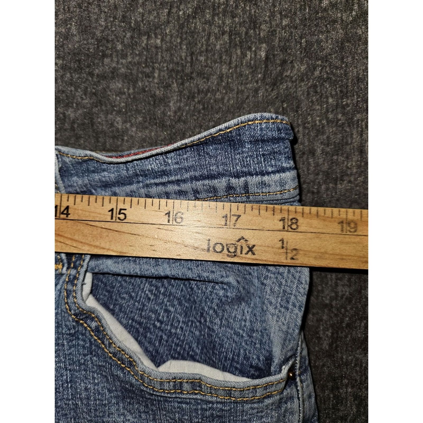 Levi's VINTAGE Levi's Jeans Bootcut Womens 18 Light Blue 5-Pocket Denim Stretch Relaxed Classic Relaxed Boot Cut Jeans Womens 18 Blue Bootcut Size 40" / US 18 - 4 Thumbnail
