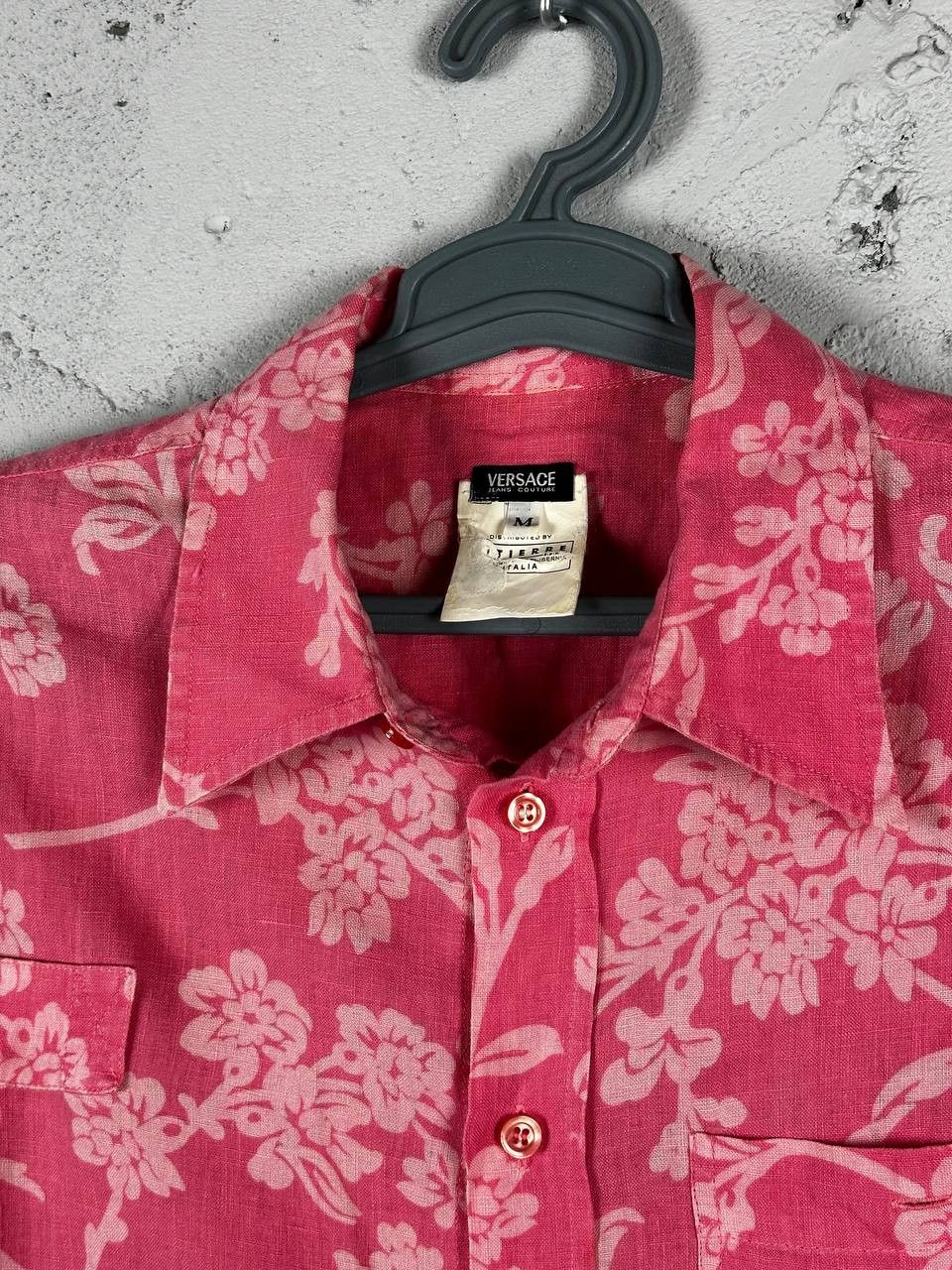 Versace × Versace Jeans Couture Vintage Versace Jeans Hawaii Button SS Shirt Size US M / EU 48-50 / 2 - 4 Thumbnail