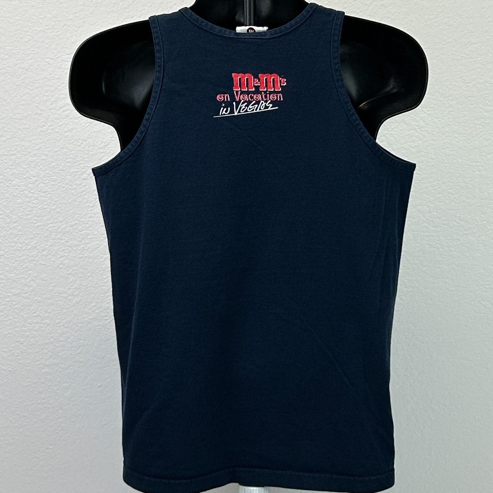 Vintage Vintage 90s M&Ms Vacation in Las Vegas Tank Top Blue MMs M Size US M / EU 48-50 / 2 - 3 Thumbnail