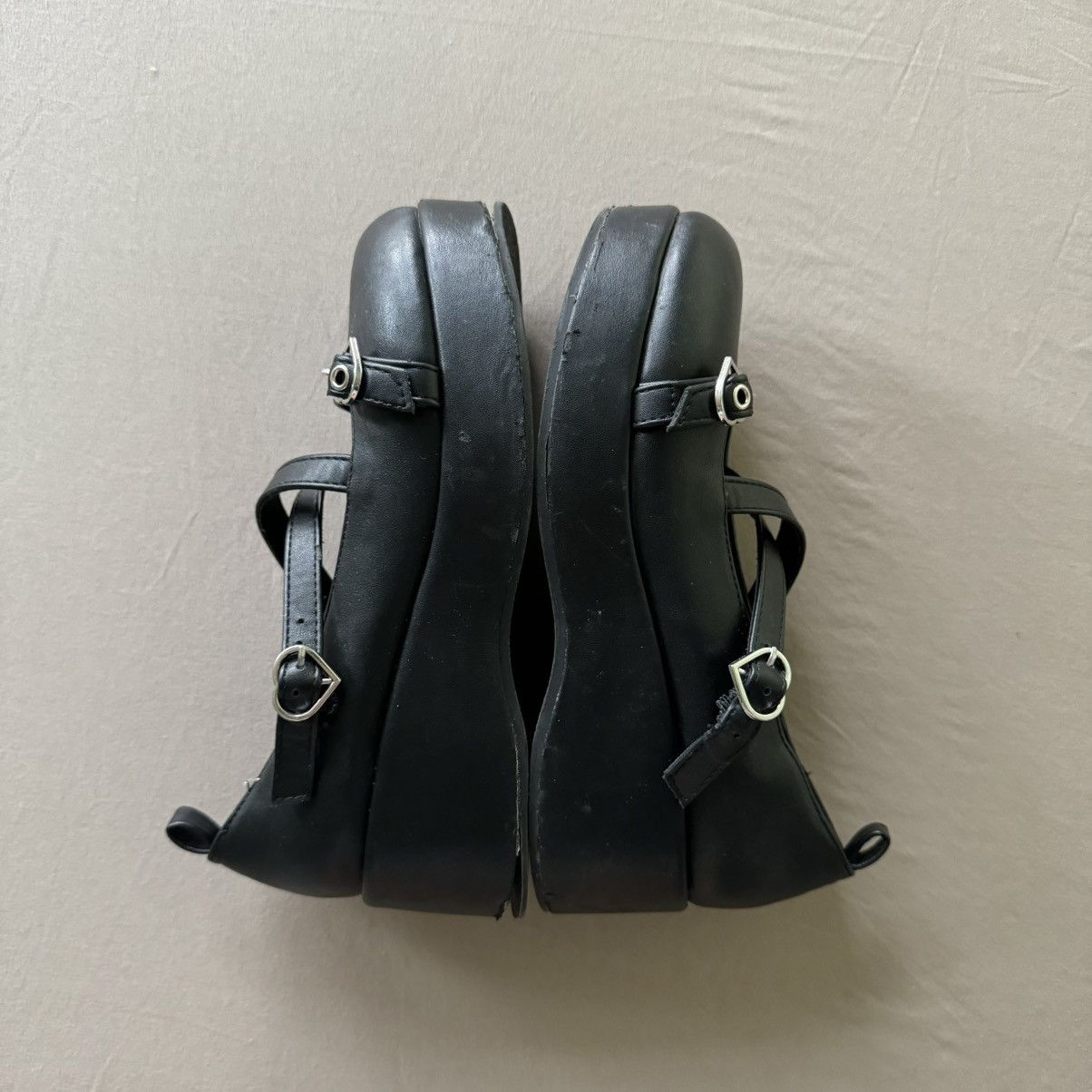 Other Lolita cross Strap Heart Buckle Platform Mary Janes Size US 7 / IT 37 - 2 Thumbnail